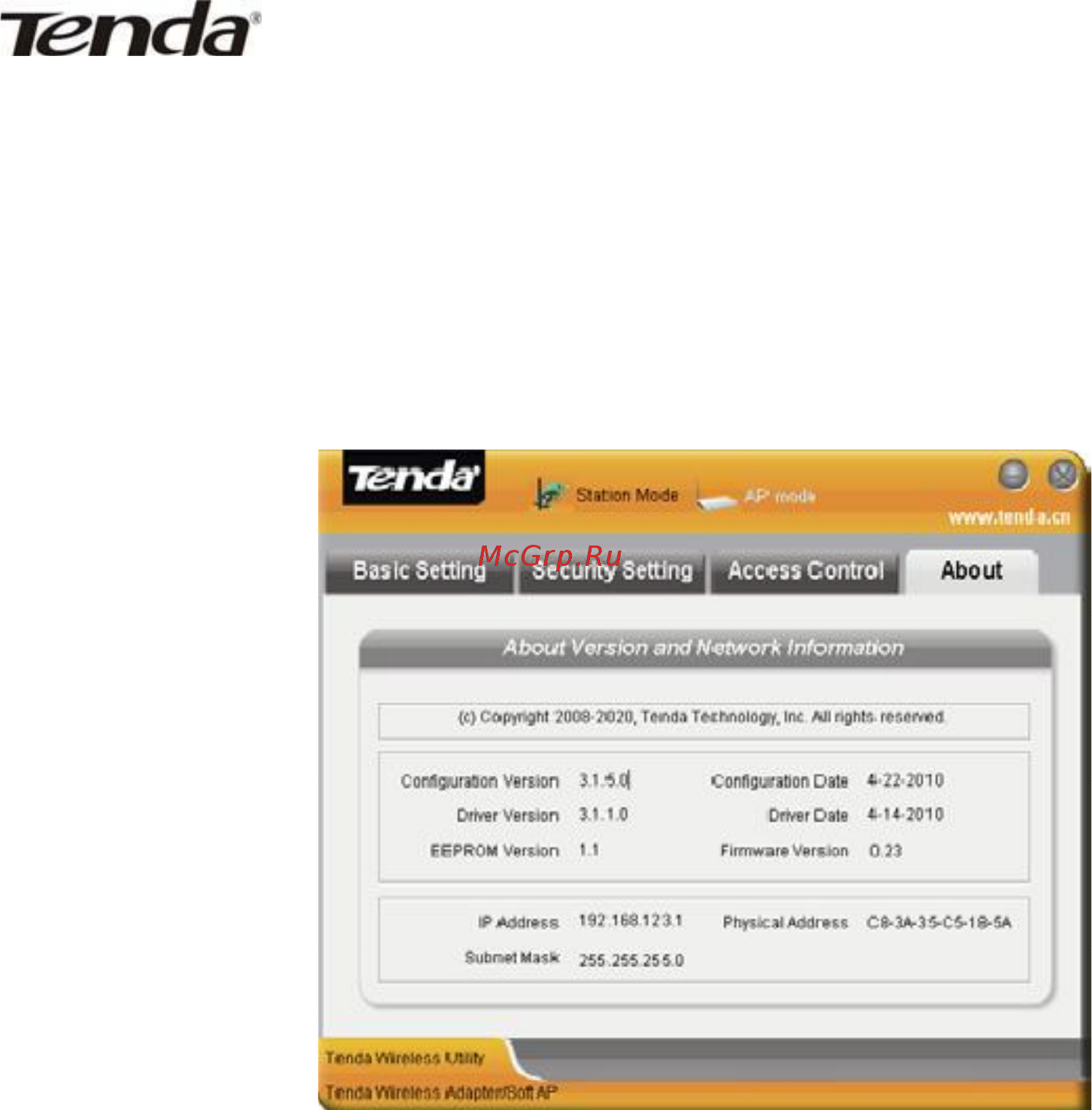 Tenda W311P+ [27/40] About об устройстве