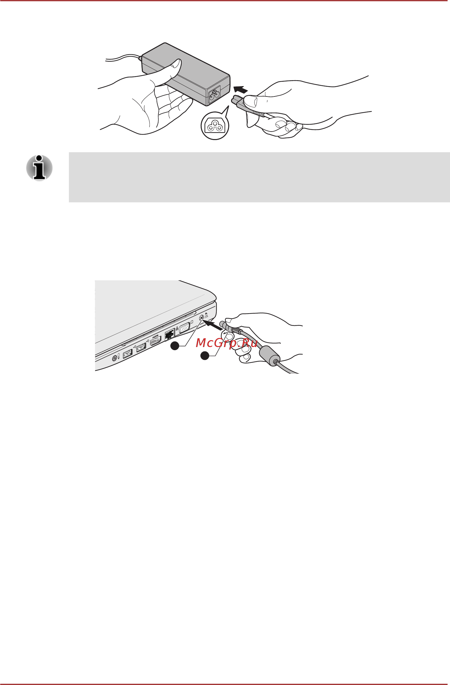 Toshiba NB510-A1K [22/154] Открывание дисплея