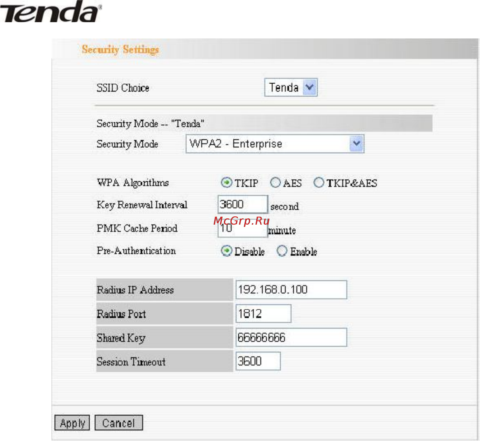Tenda 3G611R+ Инструкция по эксплуатации онлайн [43/83] 61669
