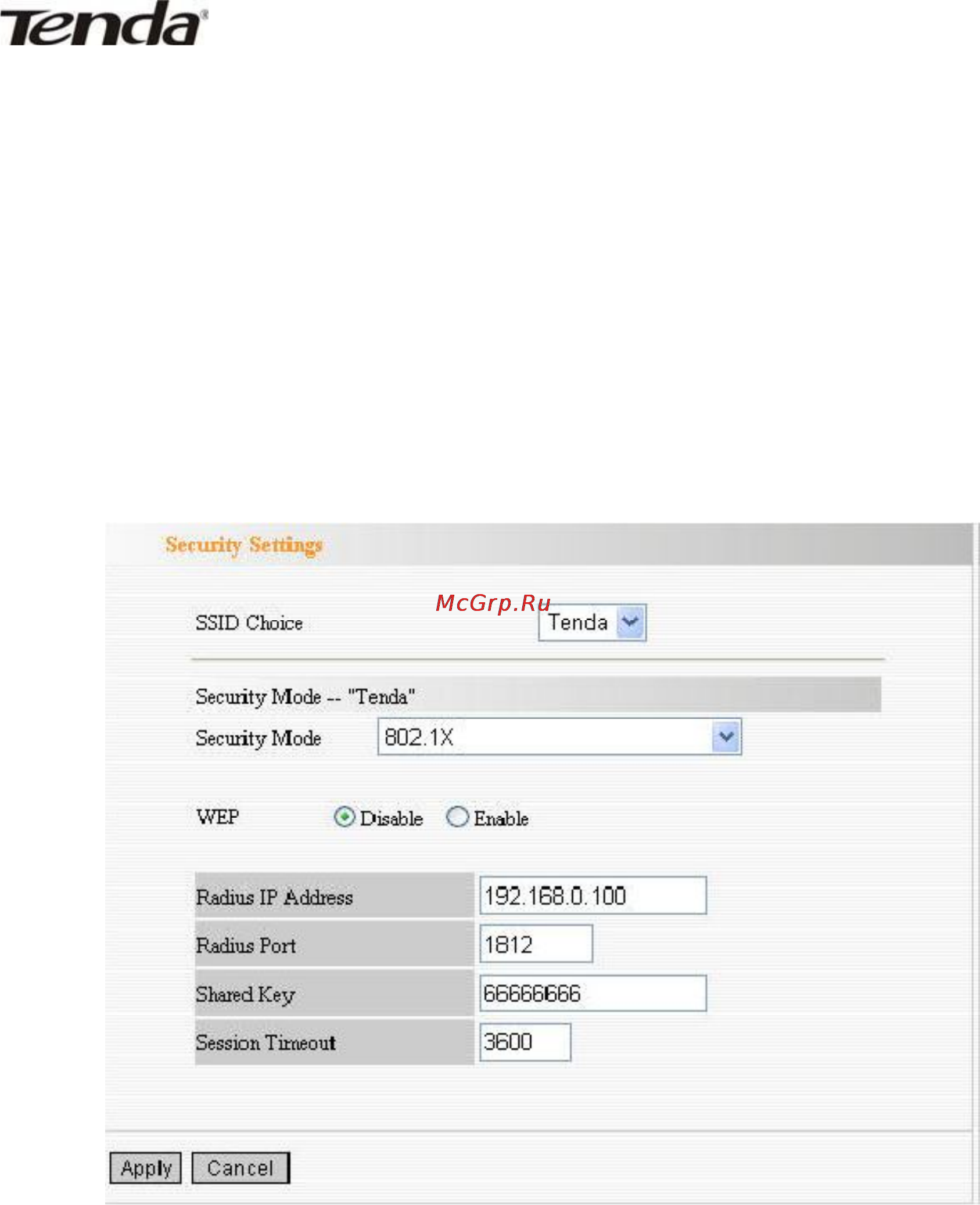 Tenda 3G611R+ Инструкция по эксплуатации онлайн [44/83] 61669