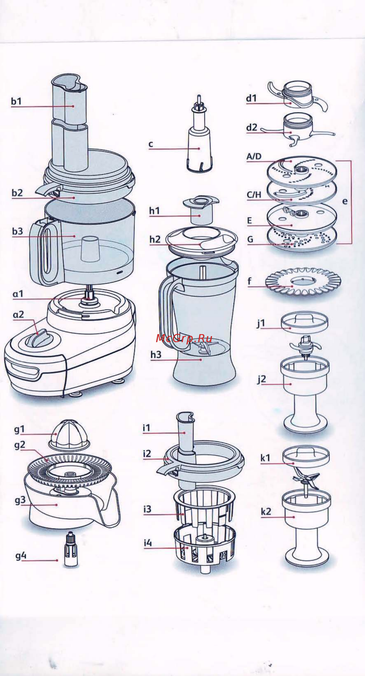 Tefal FP413D Инструкция по эксплуатации онлайн [2/18] 61709