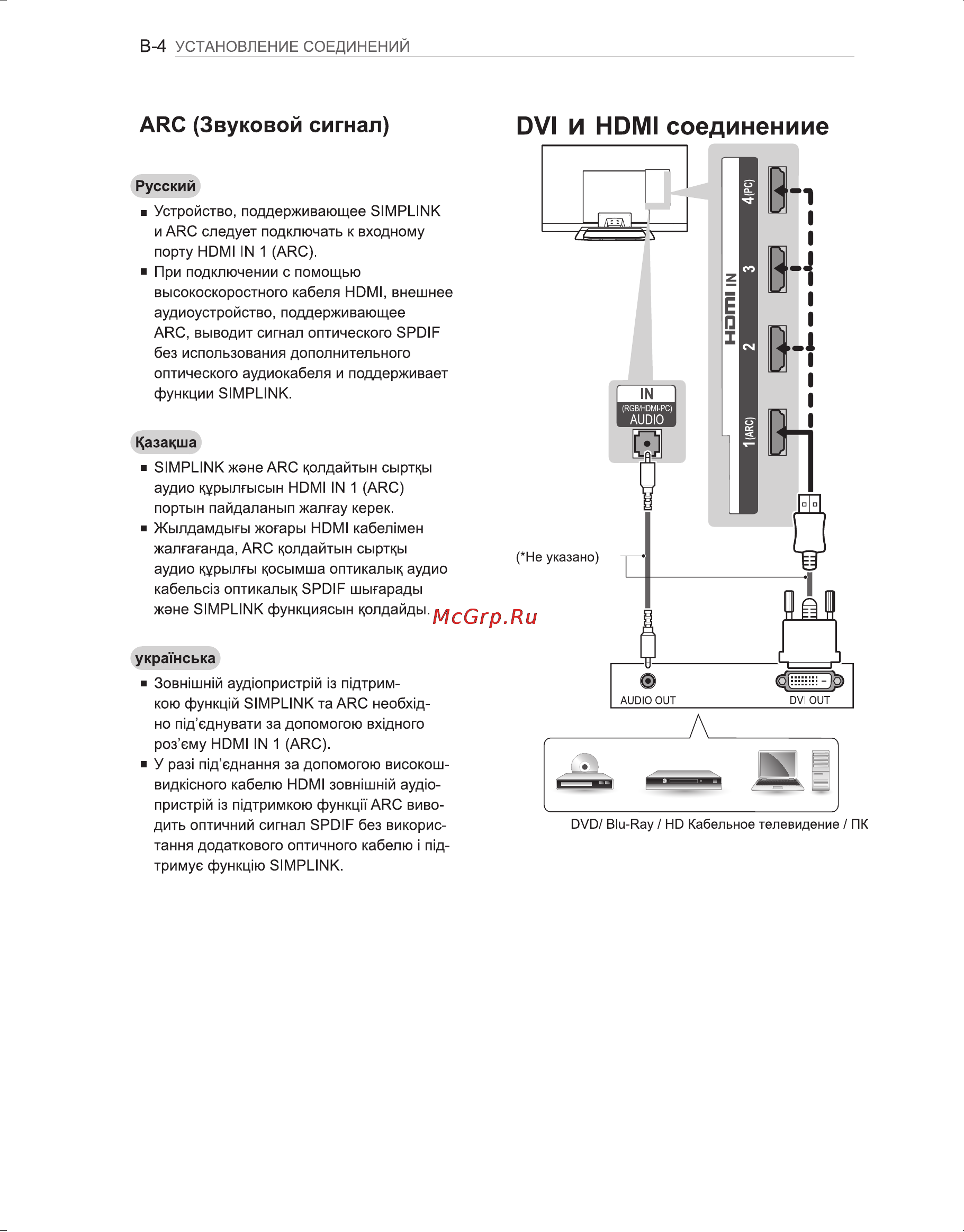LG 42 LM670S Инструкция по эксплуатации онлайн [96/116] 61994