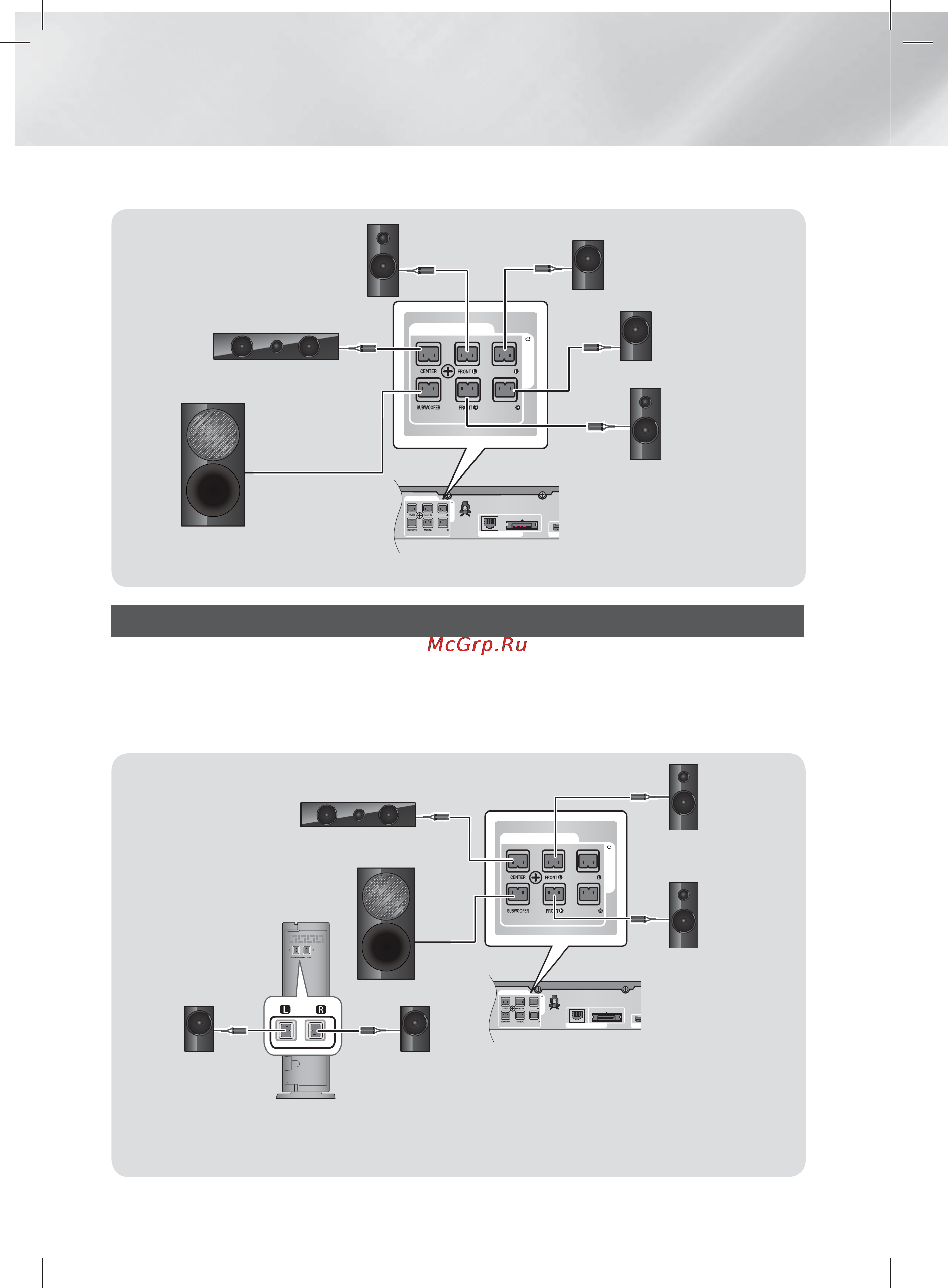 Samsung HT-E5550K [18/66] Подключения