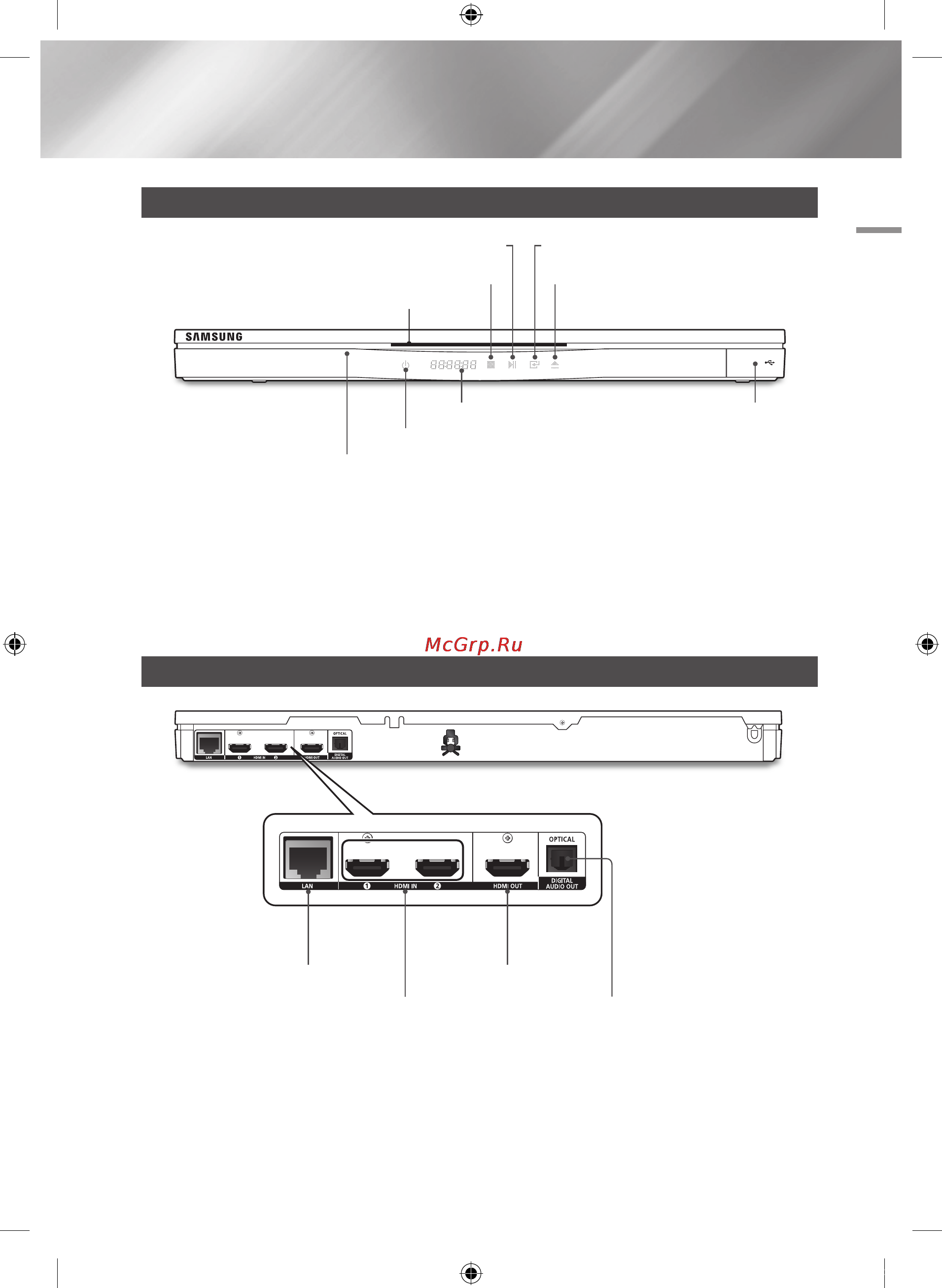 Samsung BD-E6500 [13/59] Слот для диска
