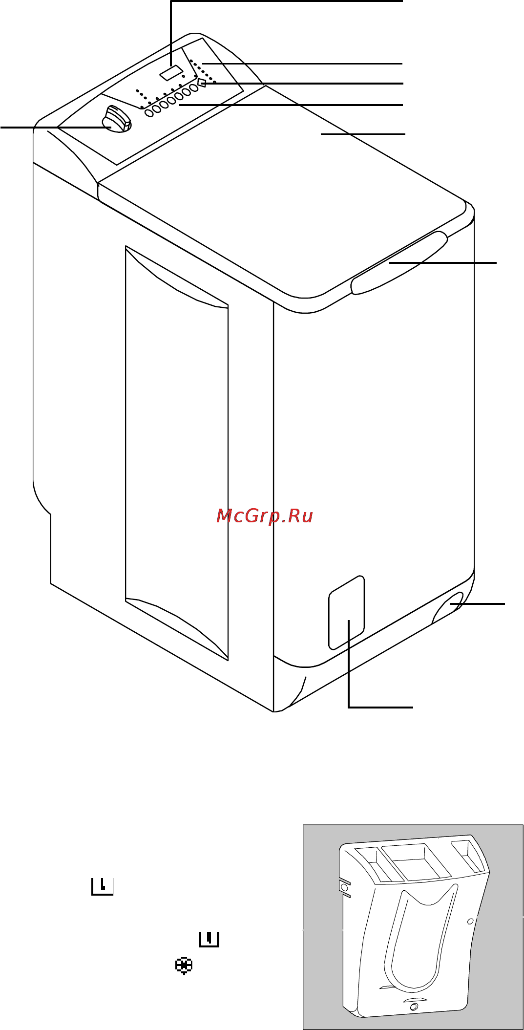 Electrolux EWT1221 [6/24] Описание стиральном машины