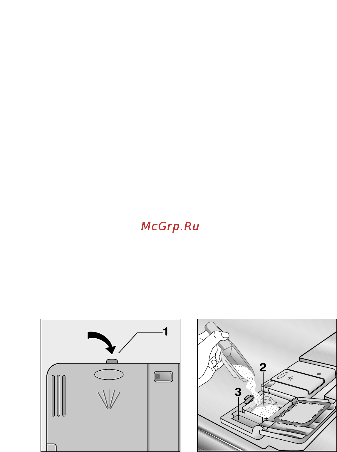 Electrolux ESL6164 [11/22] Заполнение дозатора моющим средством