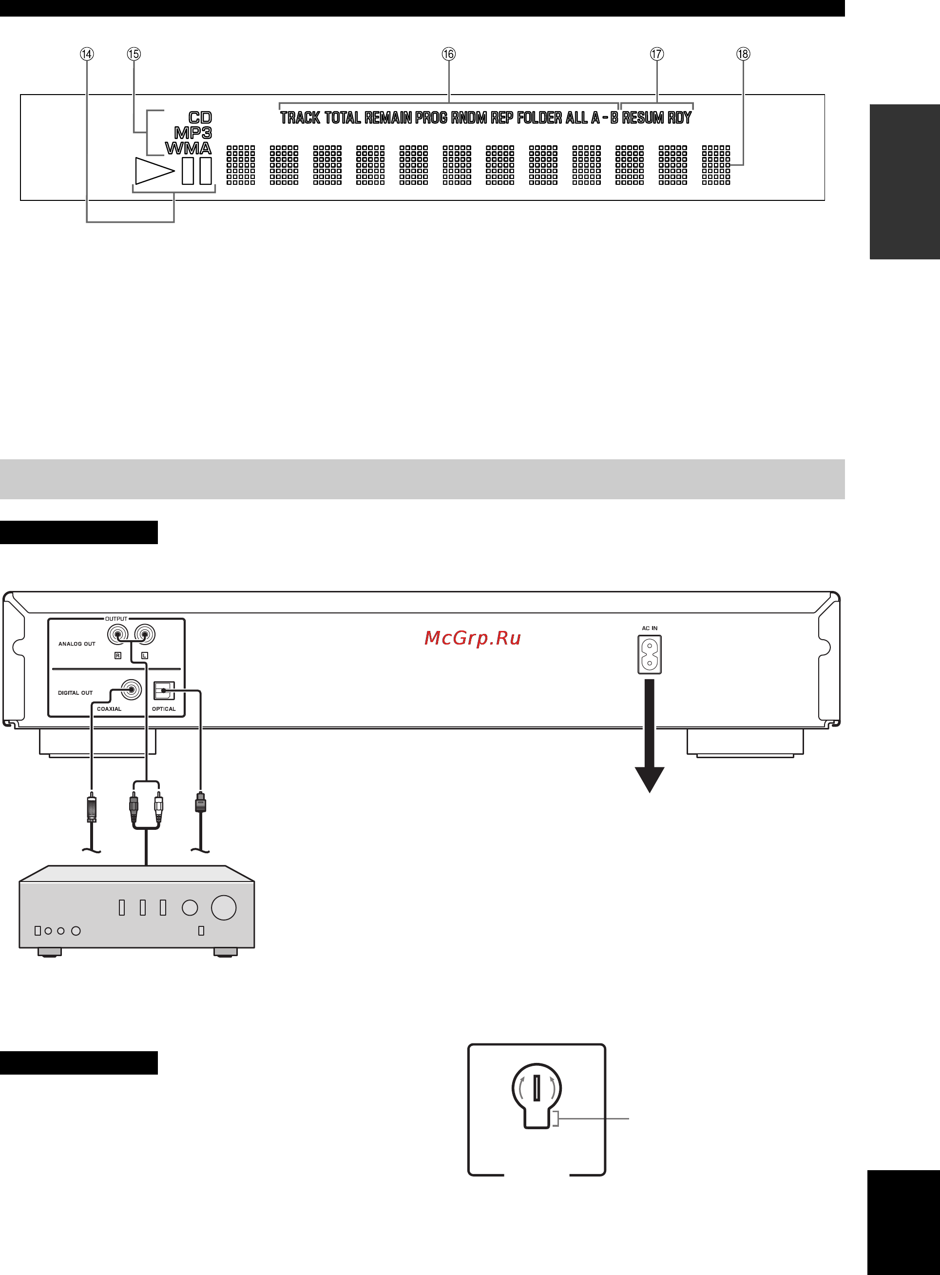 Yamaha CD-S300 Silver [7/108] Rear panel connections