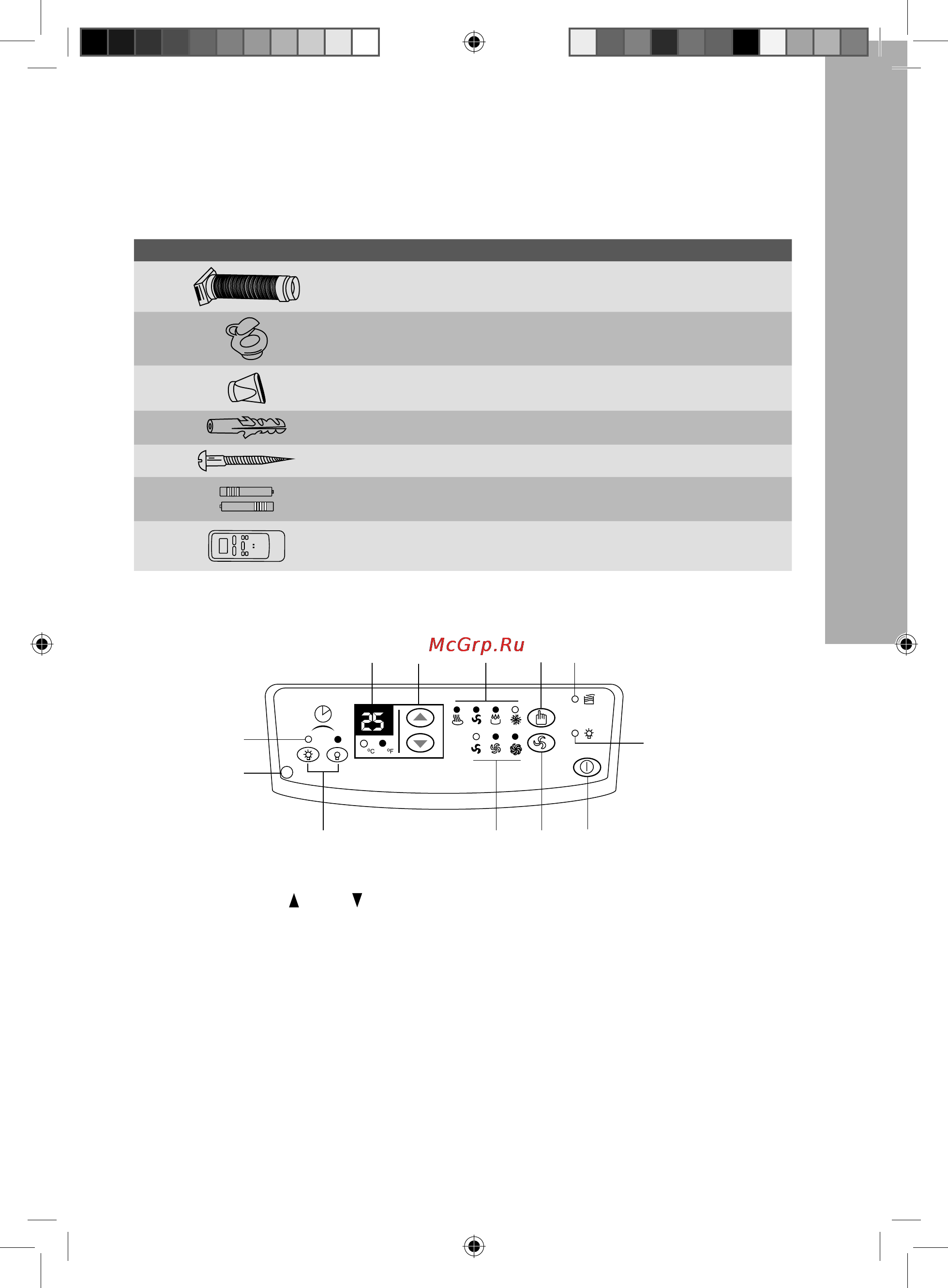 Electrolux EACM-09ER [5/20] Панель управления кондиционера с режимами охлаждения и обогрева