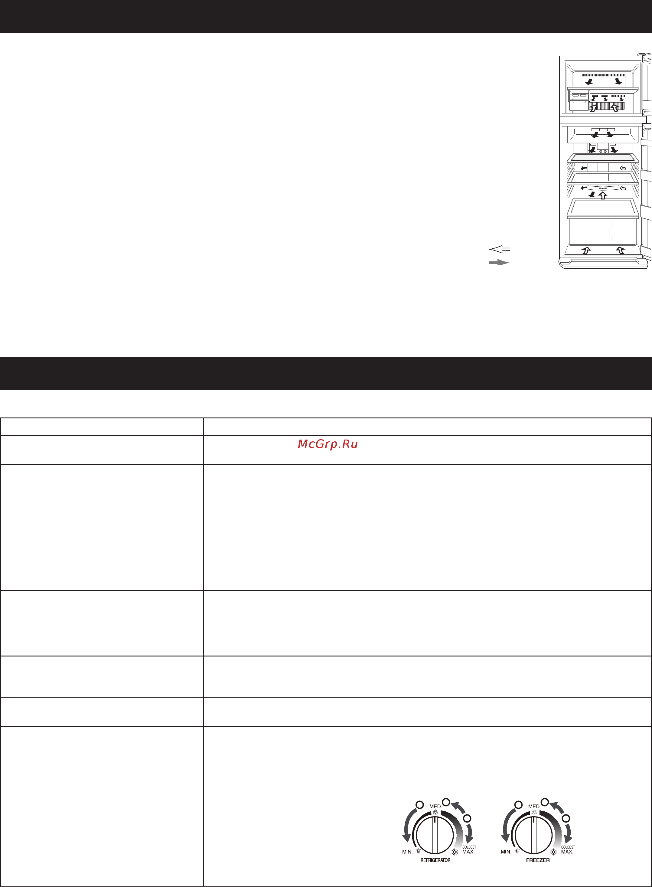 Sharp SJ-SC471VBE [10/12] Storing food