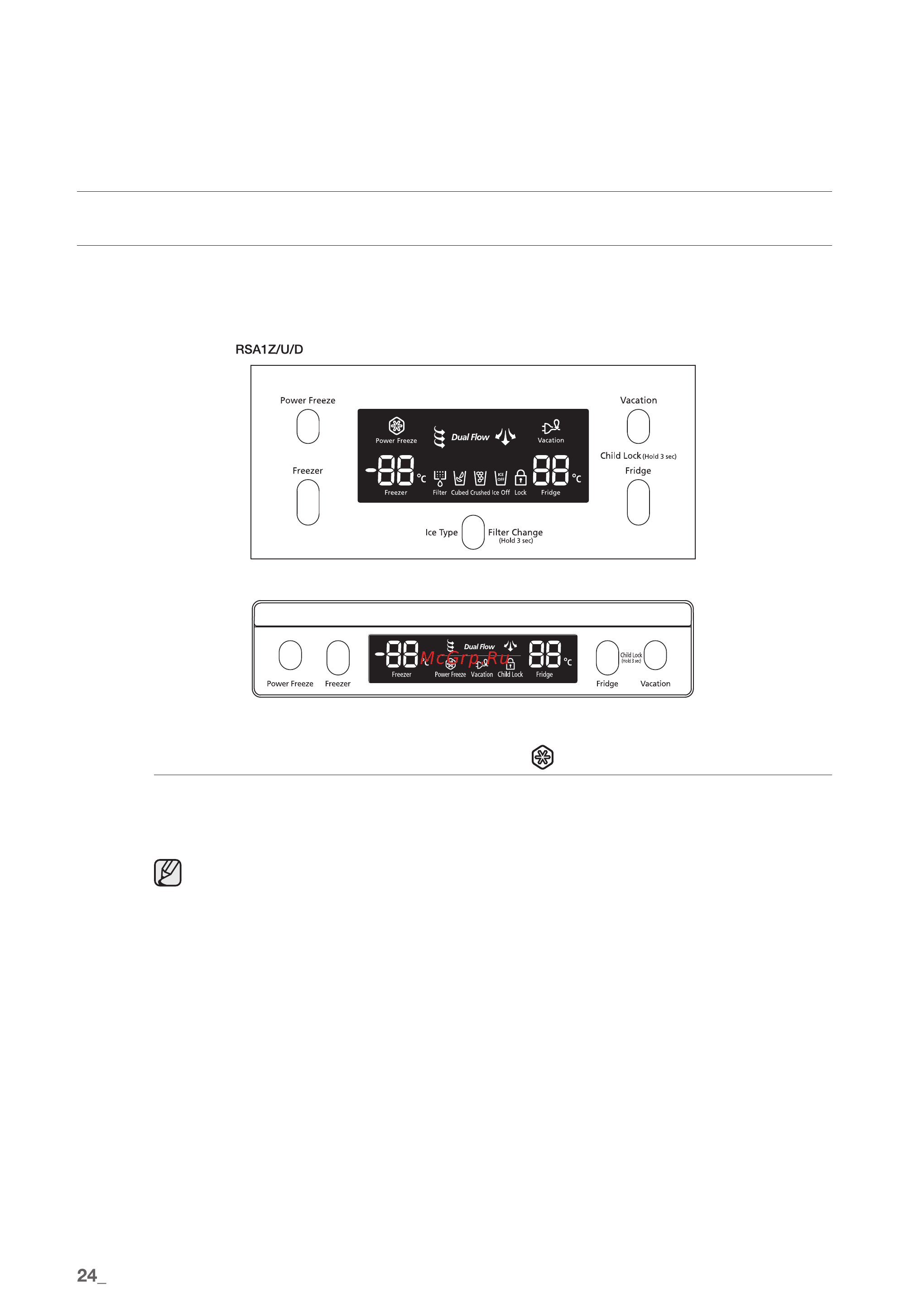 Samsung RSA1BHMG [24/38] Эксплуатация холодильника