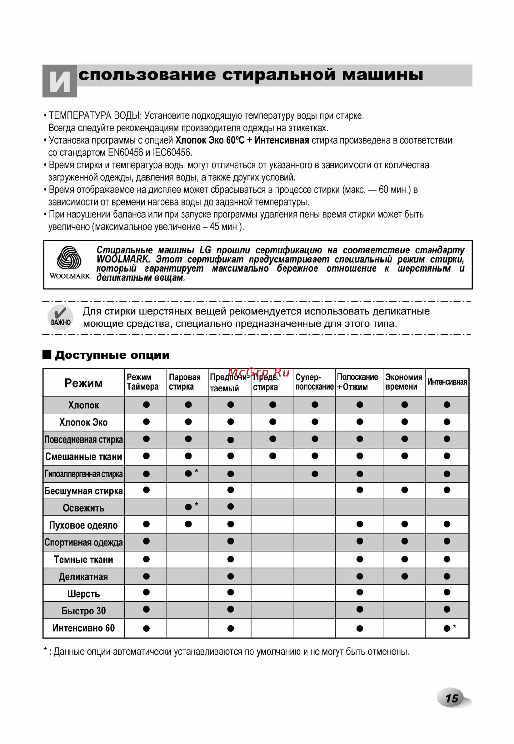 LG F12A8HDS Инструкция по эксплуатации онлайн [16/33] 62406