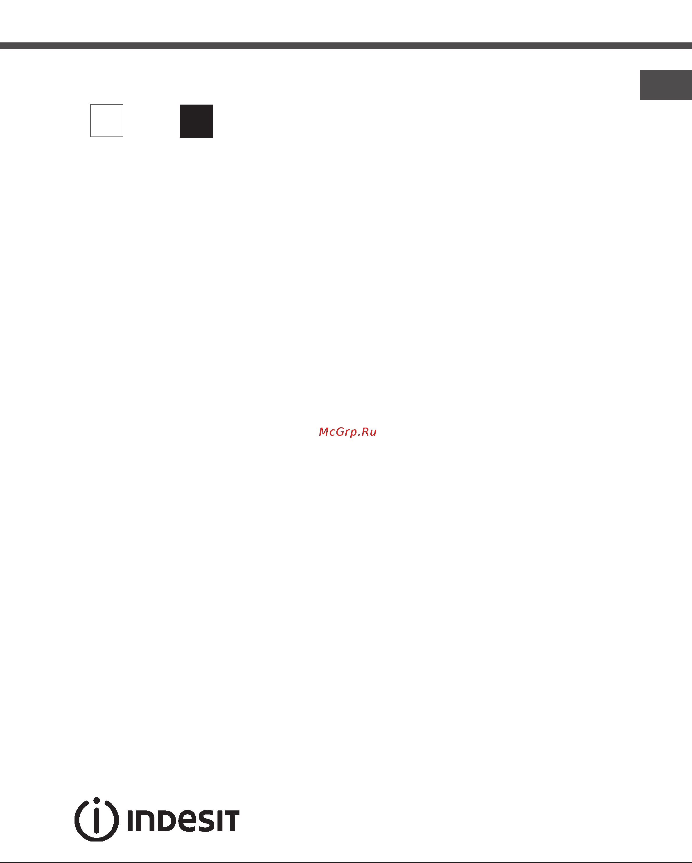 Indesit MVK B G1(W) RF [15/28] Operating instructions