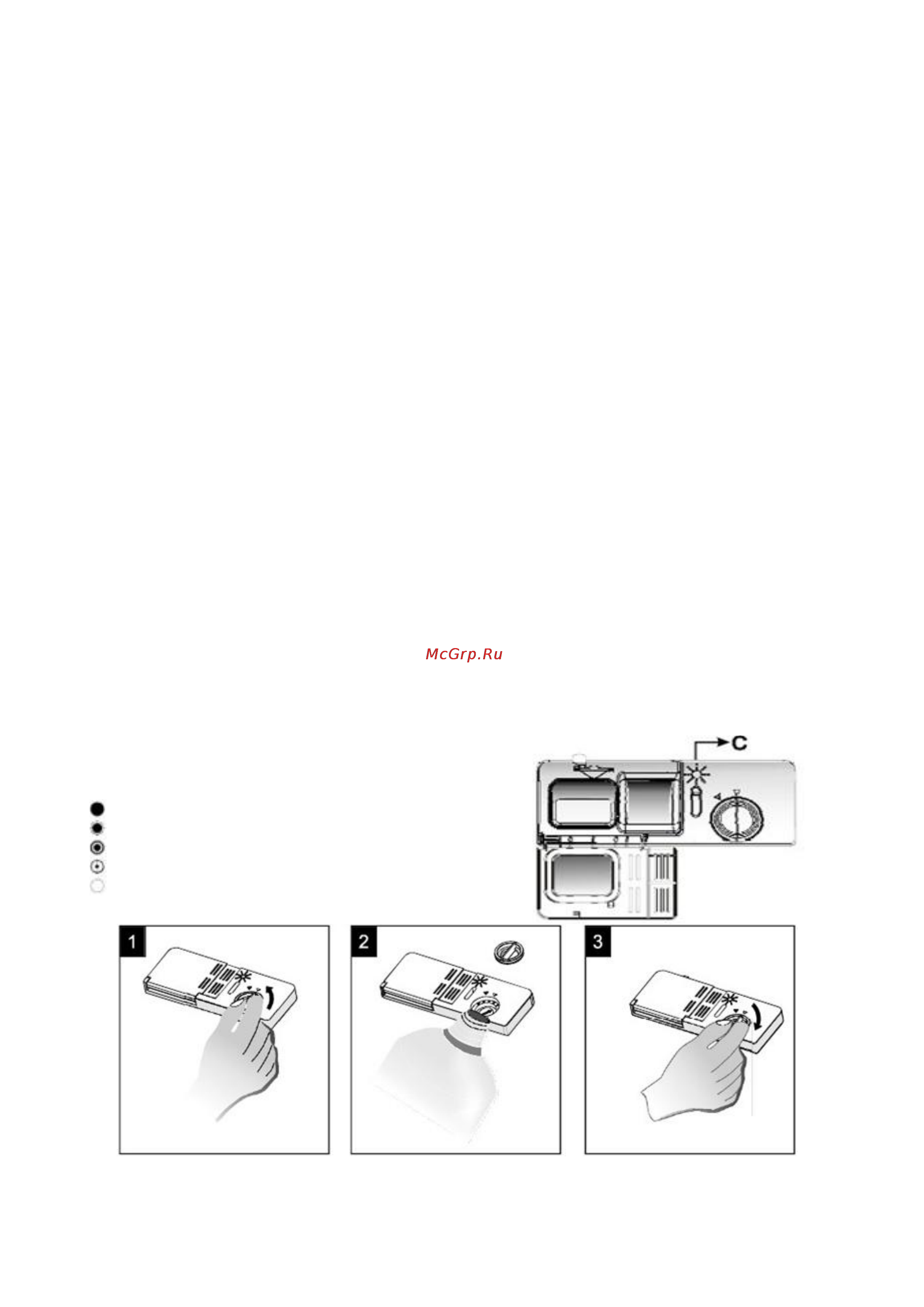 Liberton LDW 4511 B [8/25] C заполнение дозатора ополаскивателя