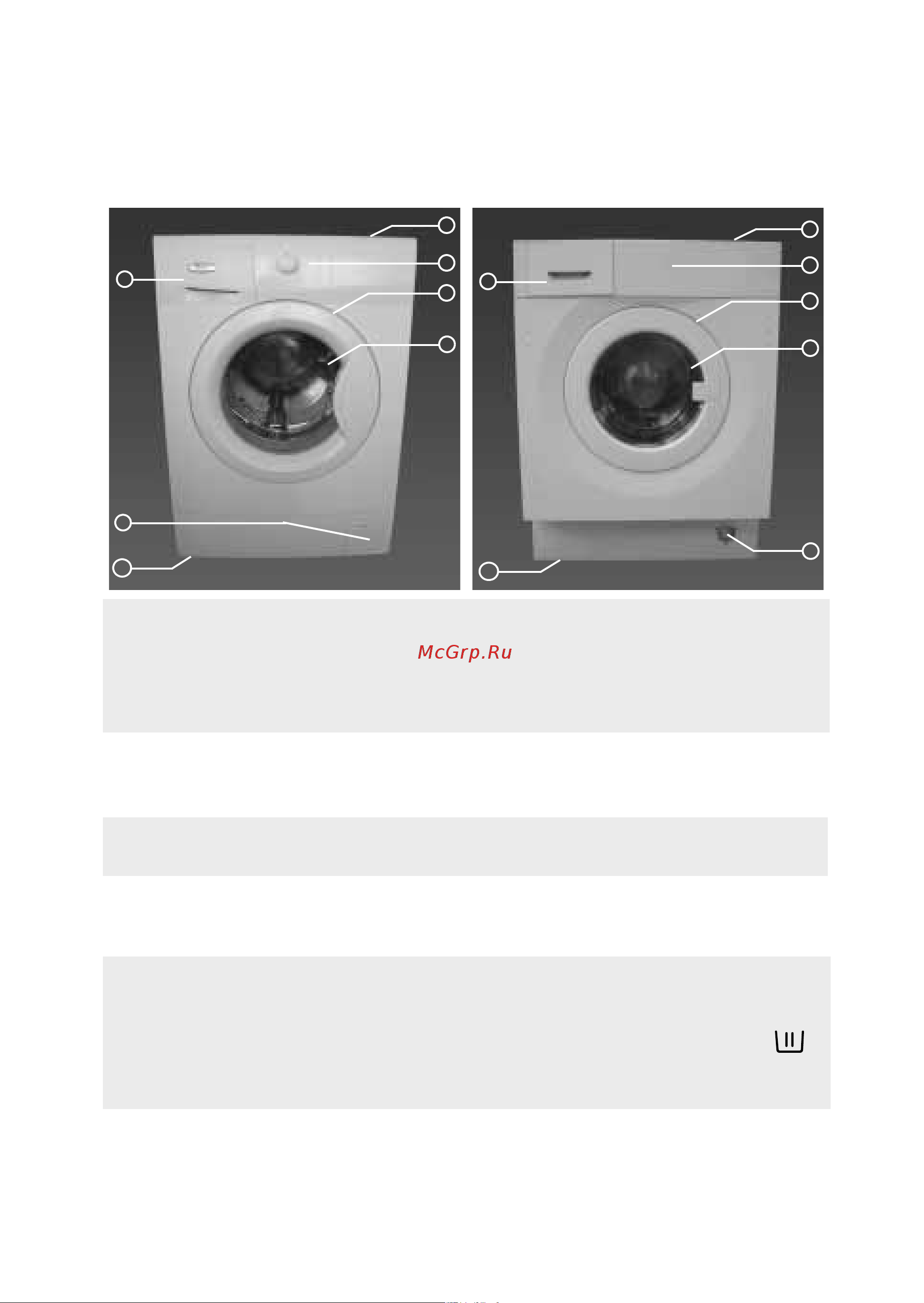 Whirlpool AWG 400 [5/12] Описание стиральной машины