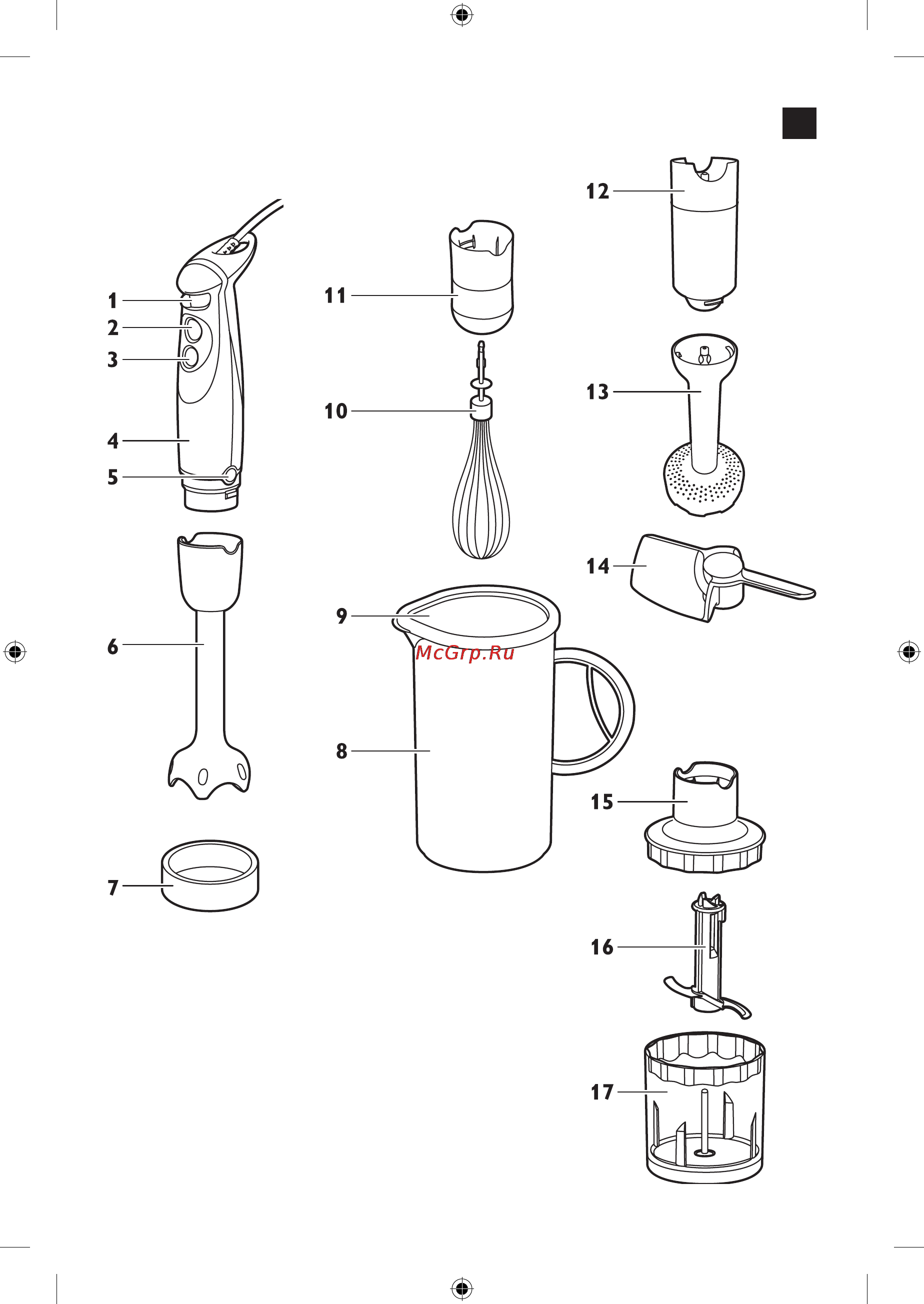 Philips HR1618/90 Инструкция по эксплуатации онлайн [3/20] 62905