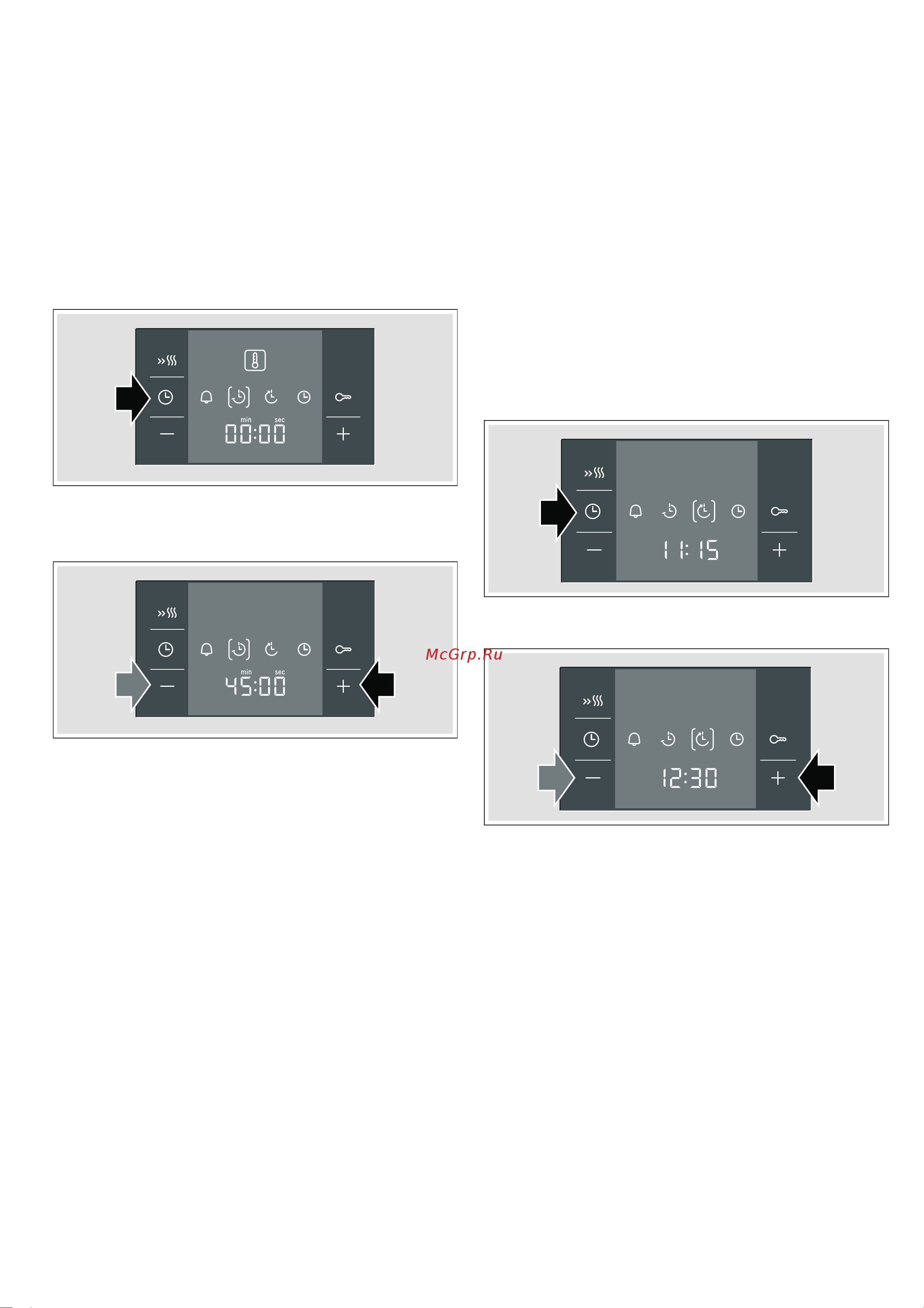 Bosch HBG33B520 [10/28] Время окончания