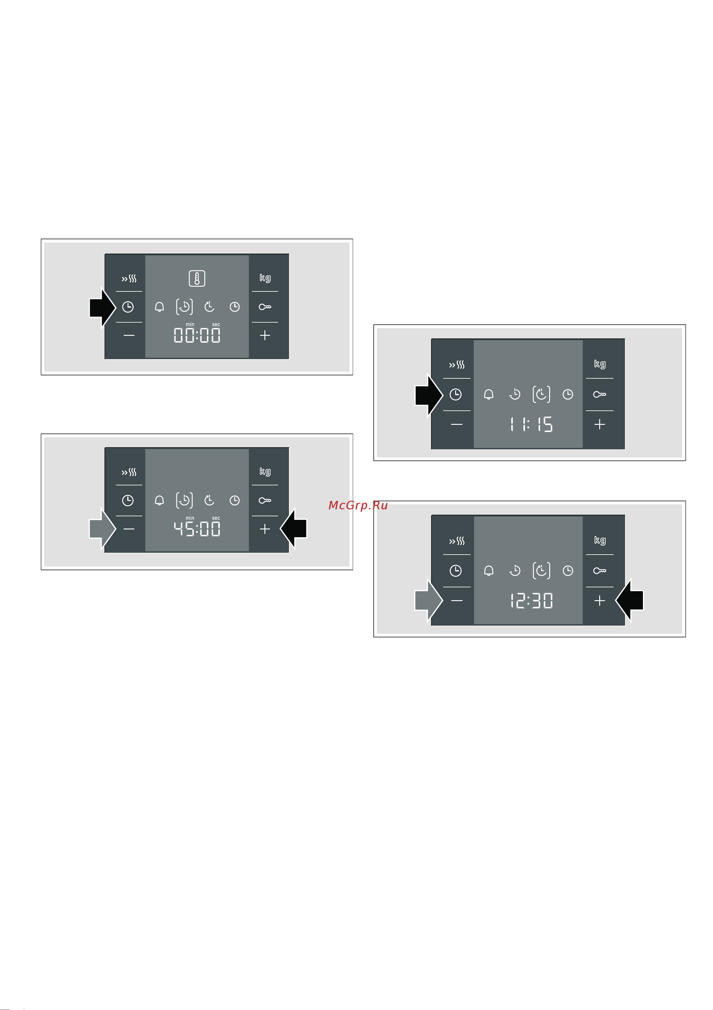 Bosch HBG34S550 [10/28] Время окончания