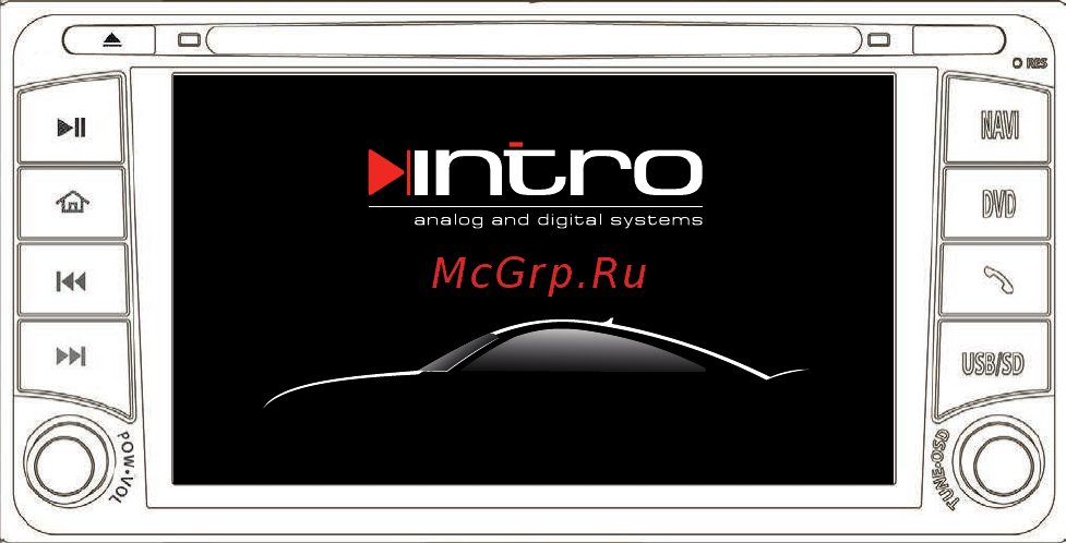 Intro CHR-7770 2DIN 3G Инструкция по эксплуатации онлайн