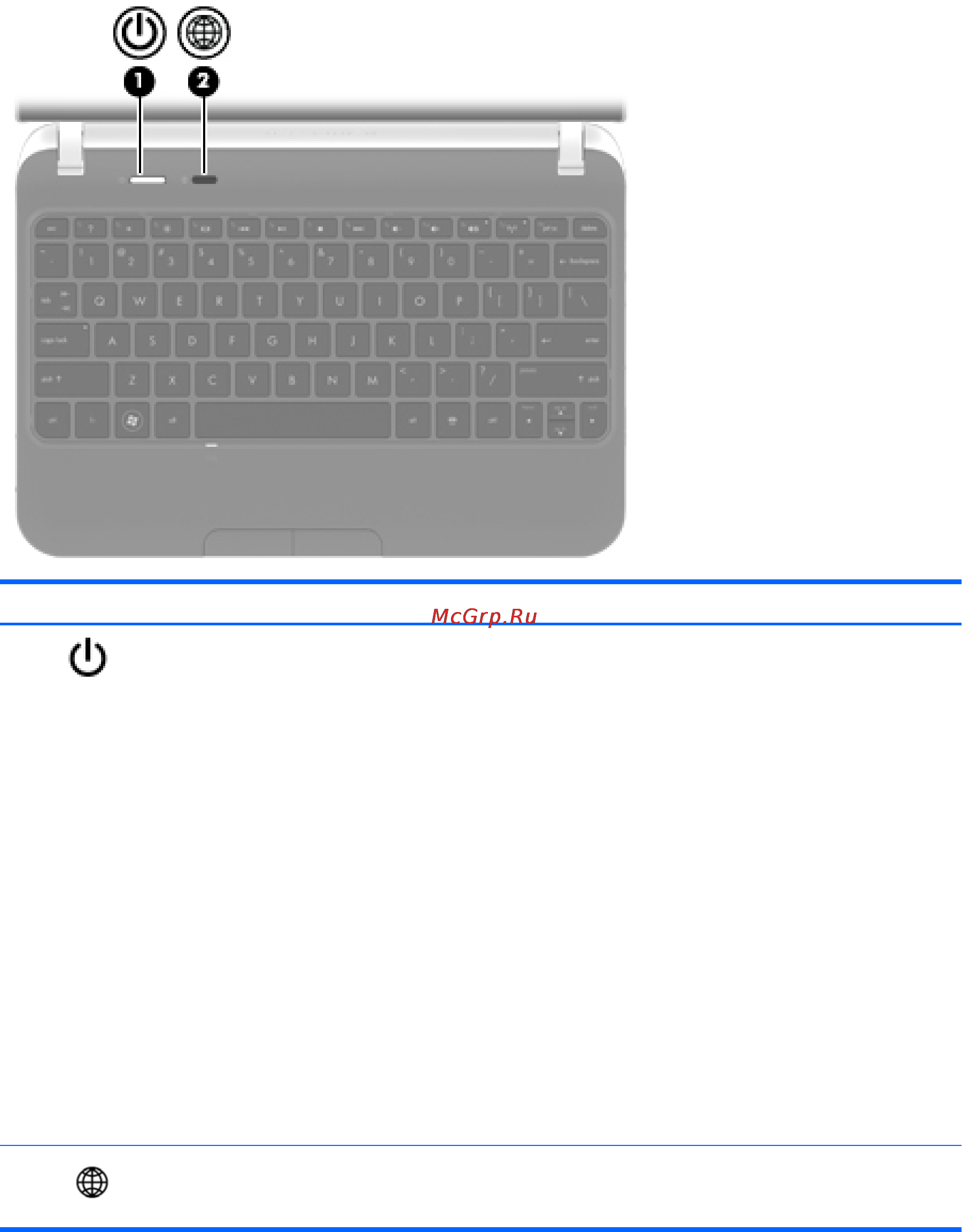 HP Mini 110-4104er [15/136] Кнопки