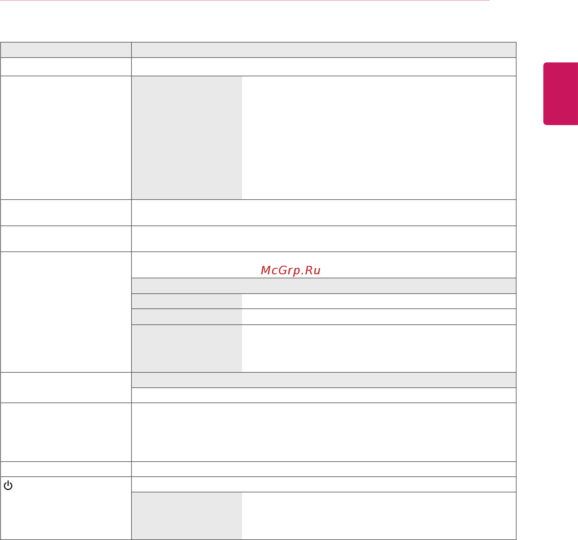 LG E2051T-BN [5/28] Русский