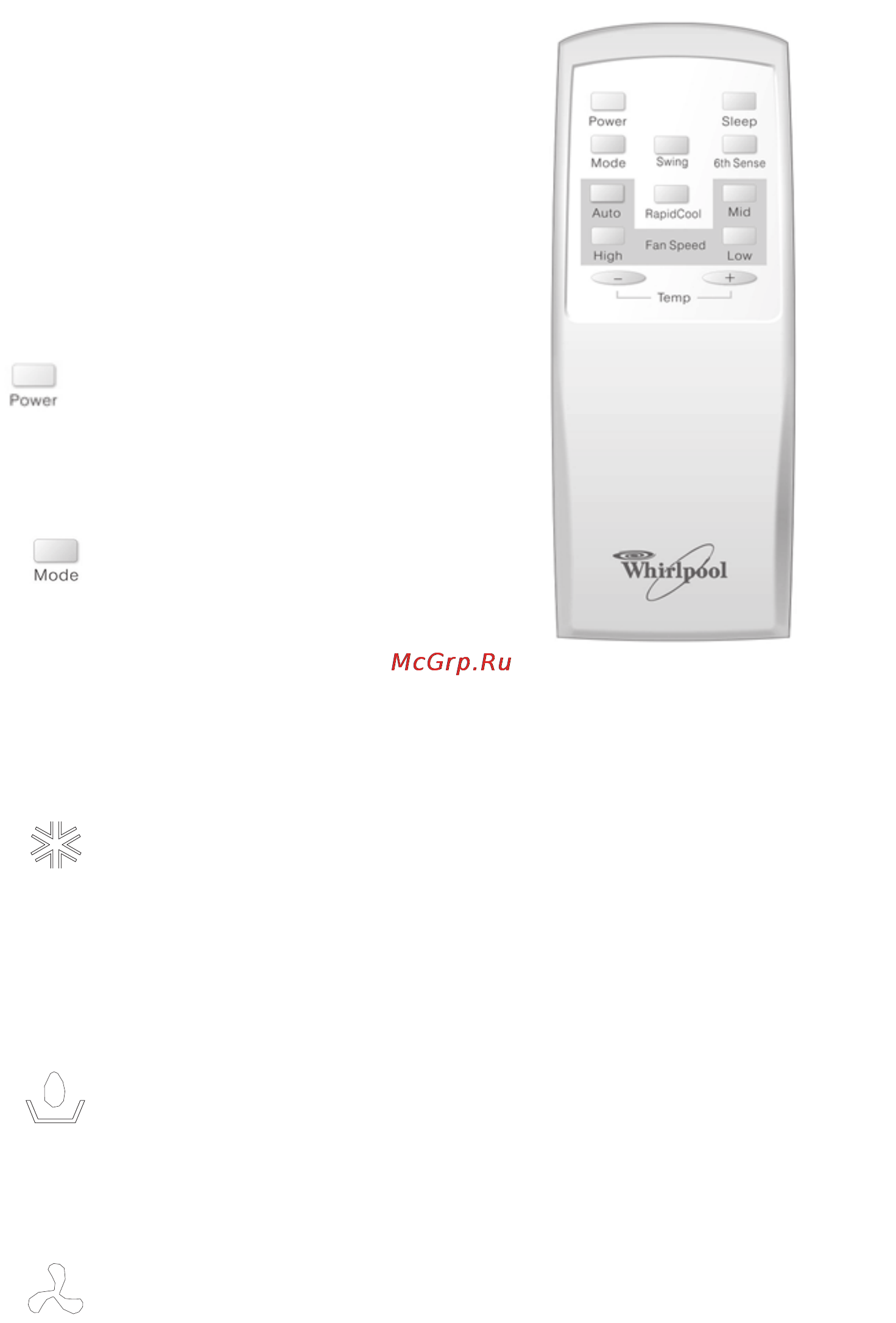 Whirlpool AMD 081 [6/13] Использование пульта ду