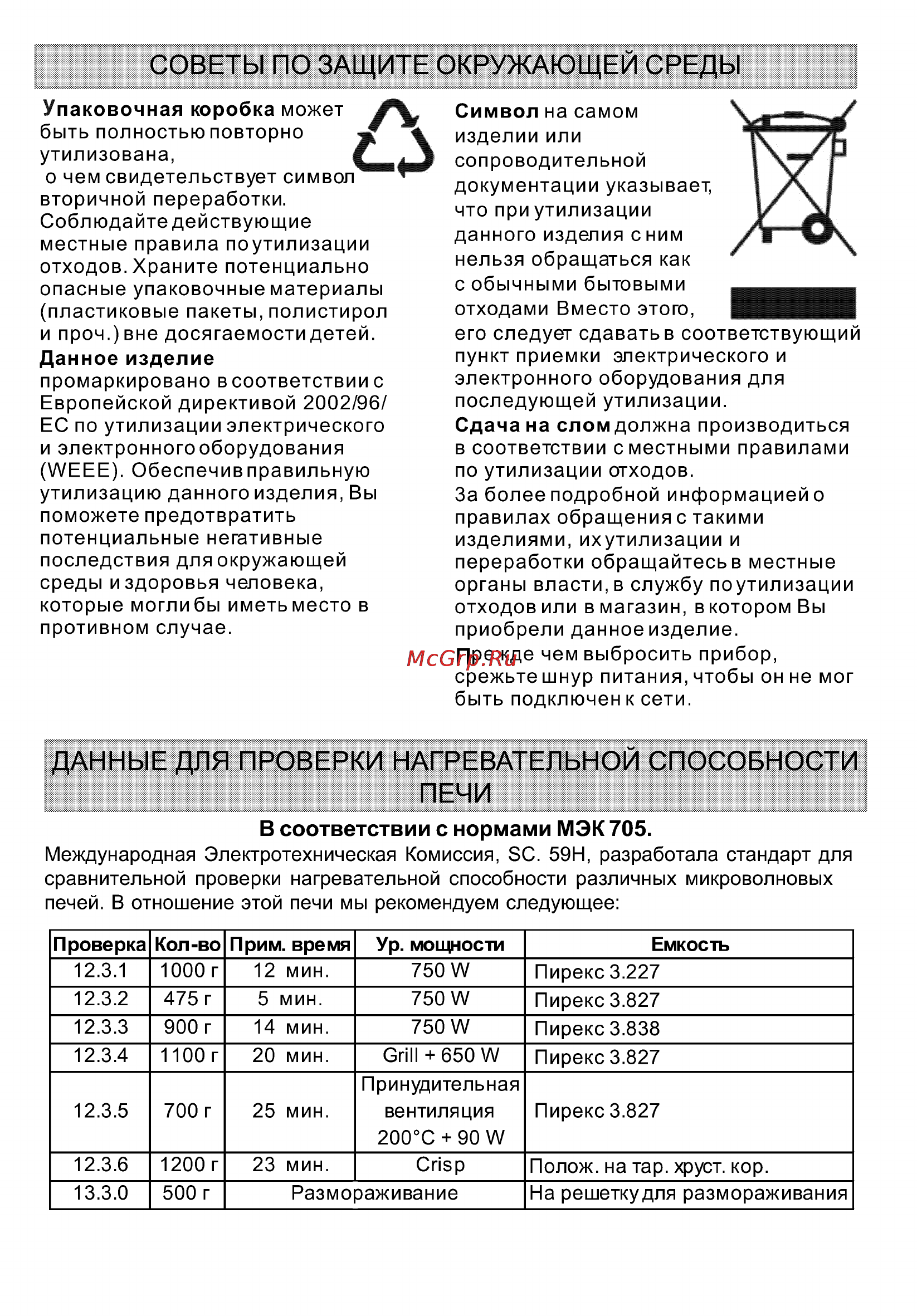Whirlpool AT 315 Инструкция по эксплуатации онлайн [20/21] 63421