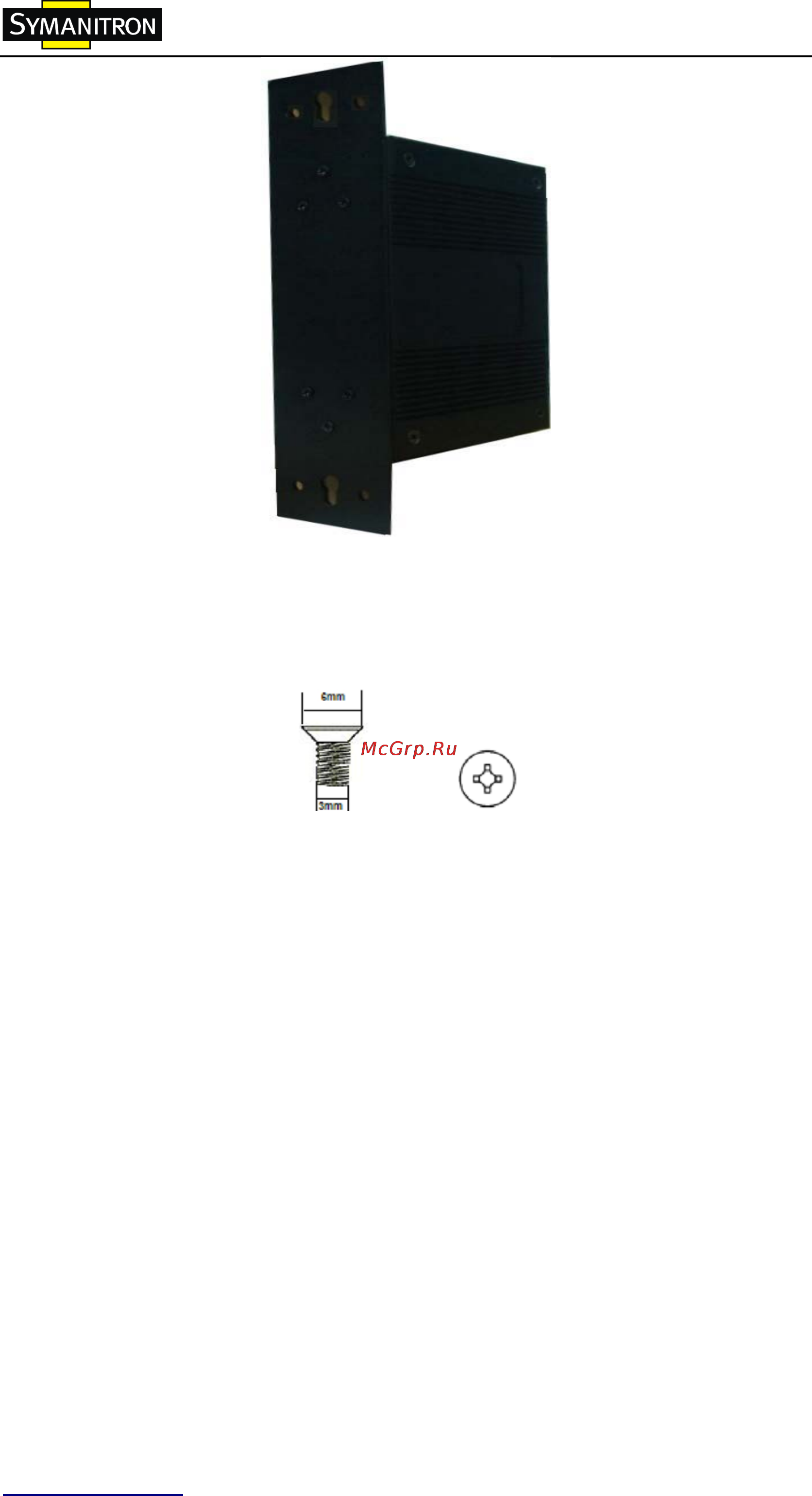 Symanitron SWM-162GC Инструкция по эксплуатации онлайн [9/96] 63585