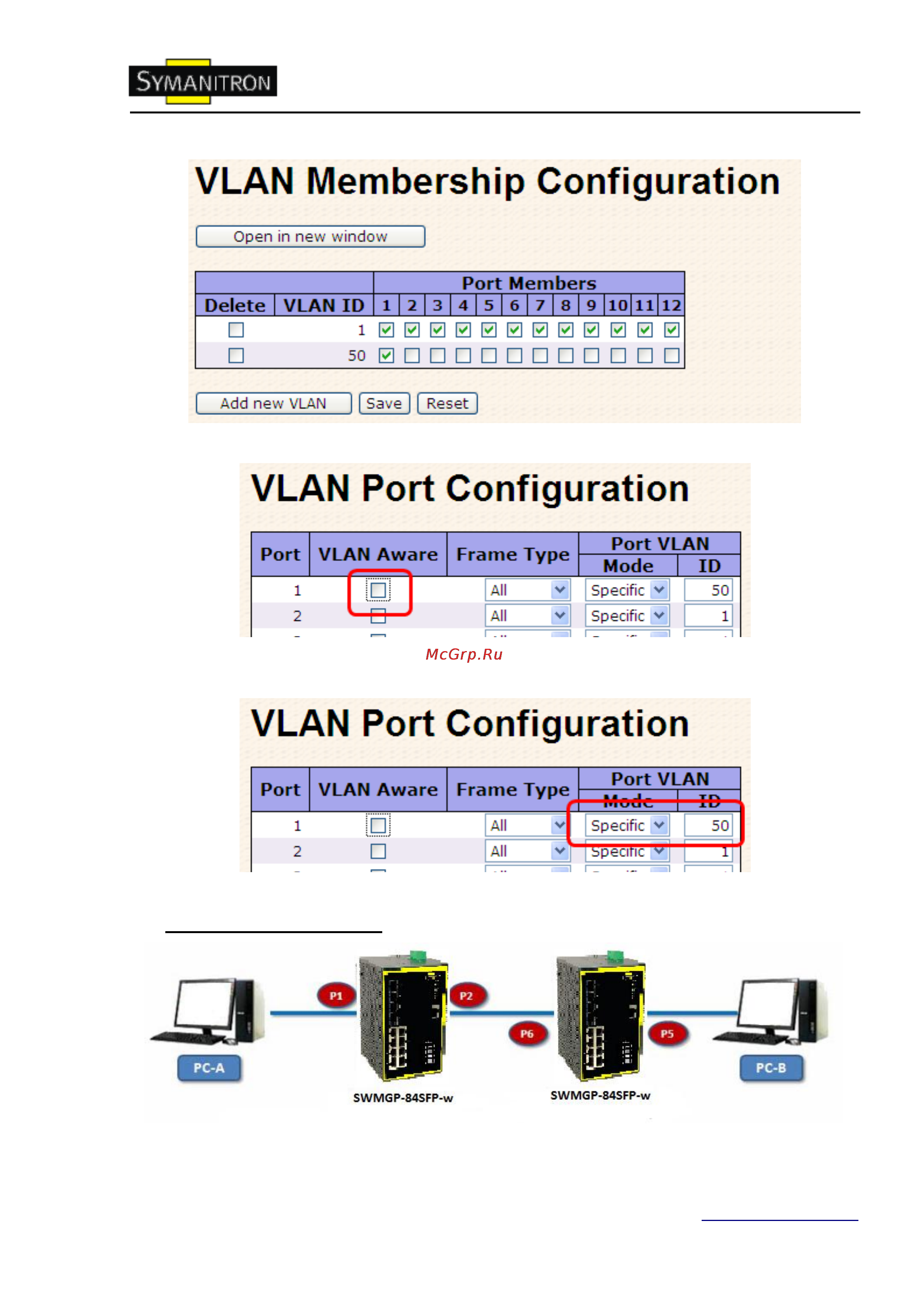 Symanitron SWMGP-84SFP Инструкция по эксплуатации онлайн [57/113] 63594