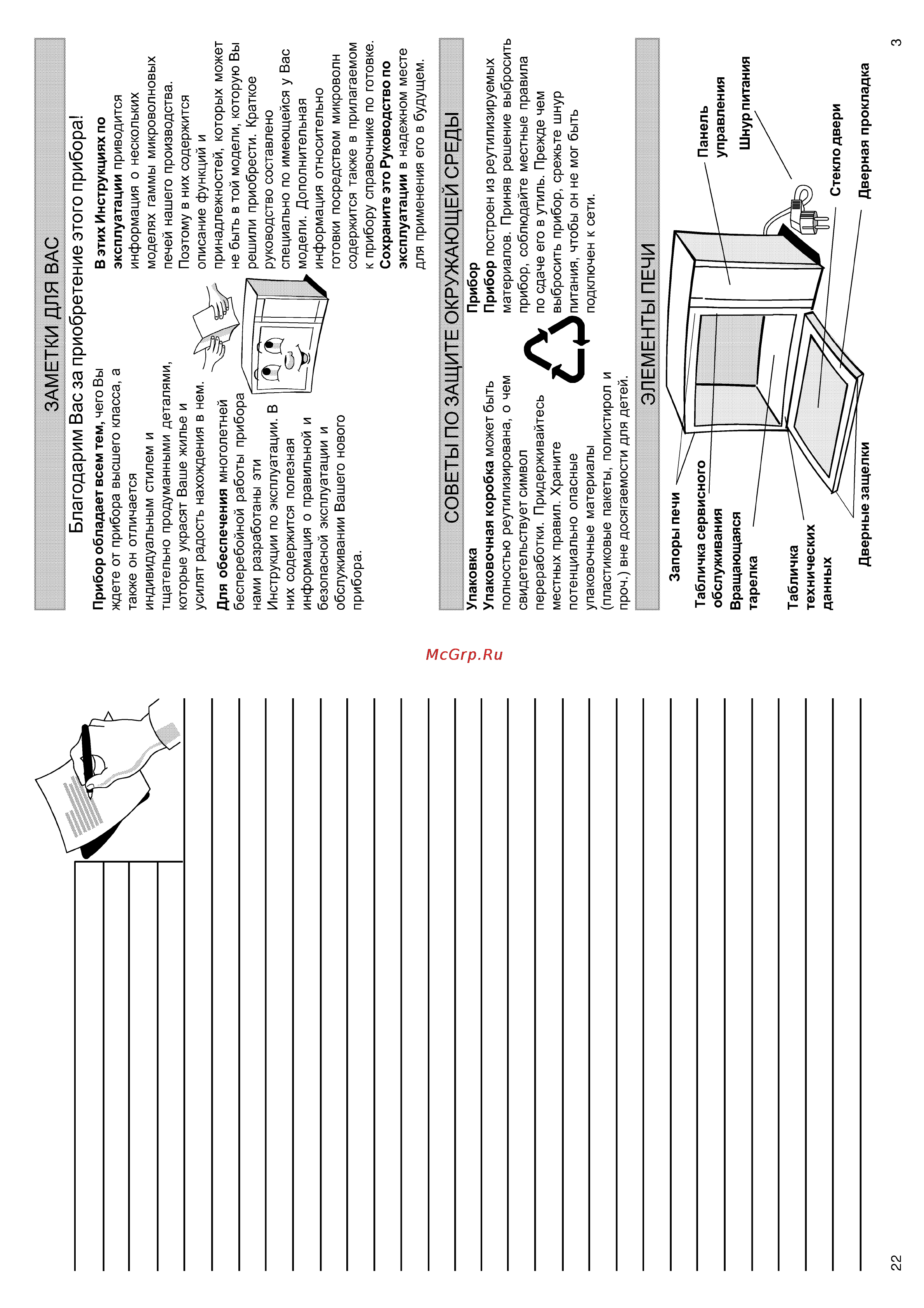 Whirlpool MT 255 [3/12] Элементы печи