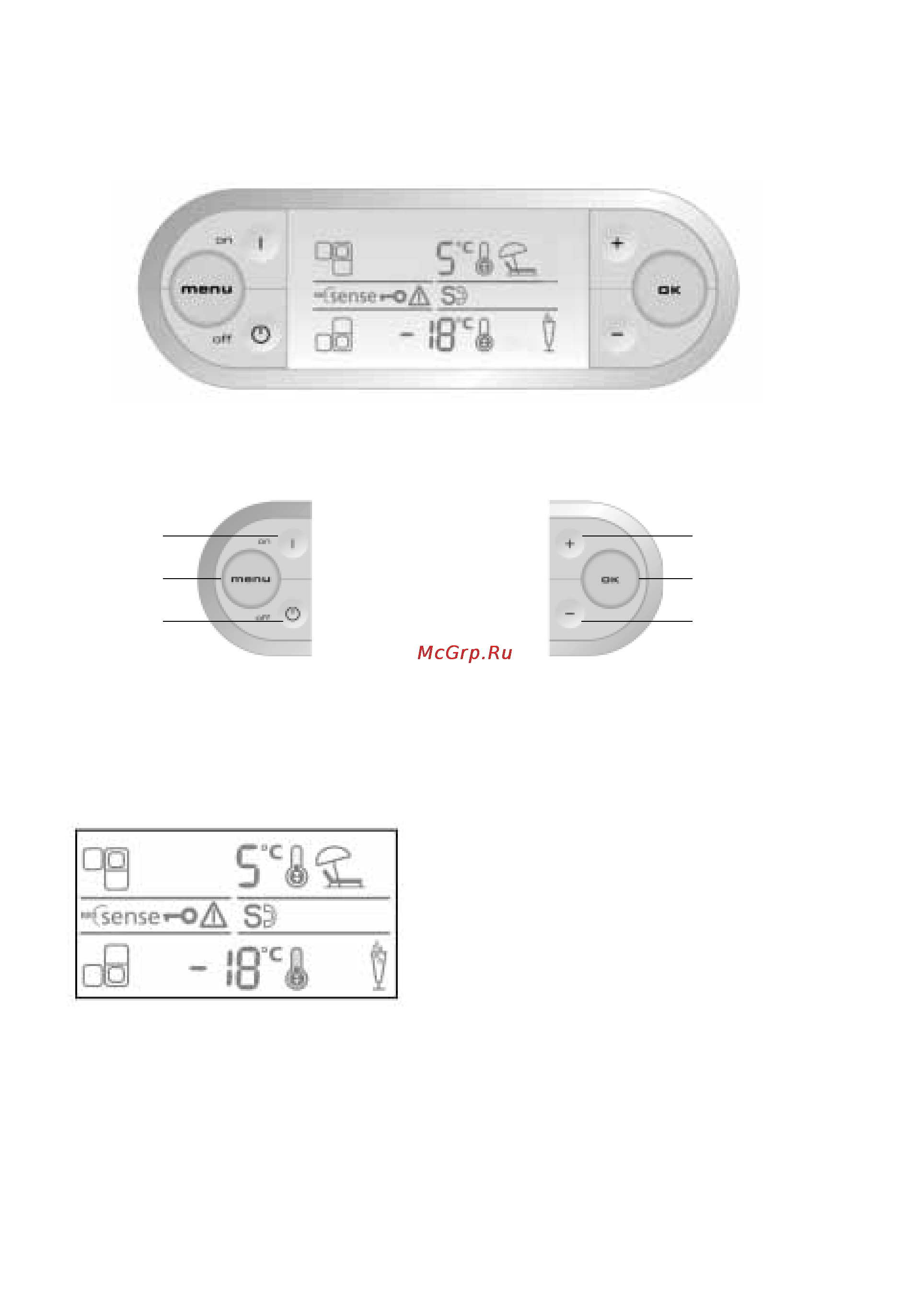 Whirlpool ARC 8140 [5/20] Описание панели управления