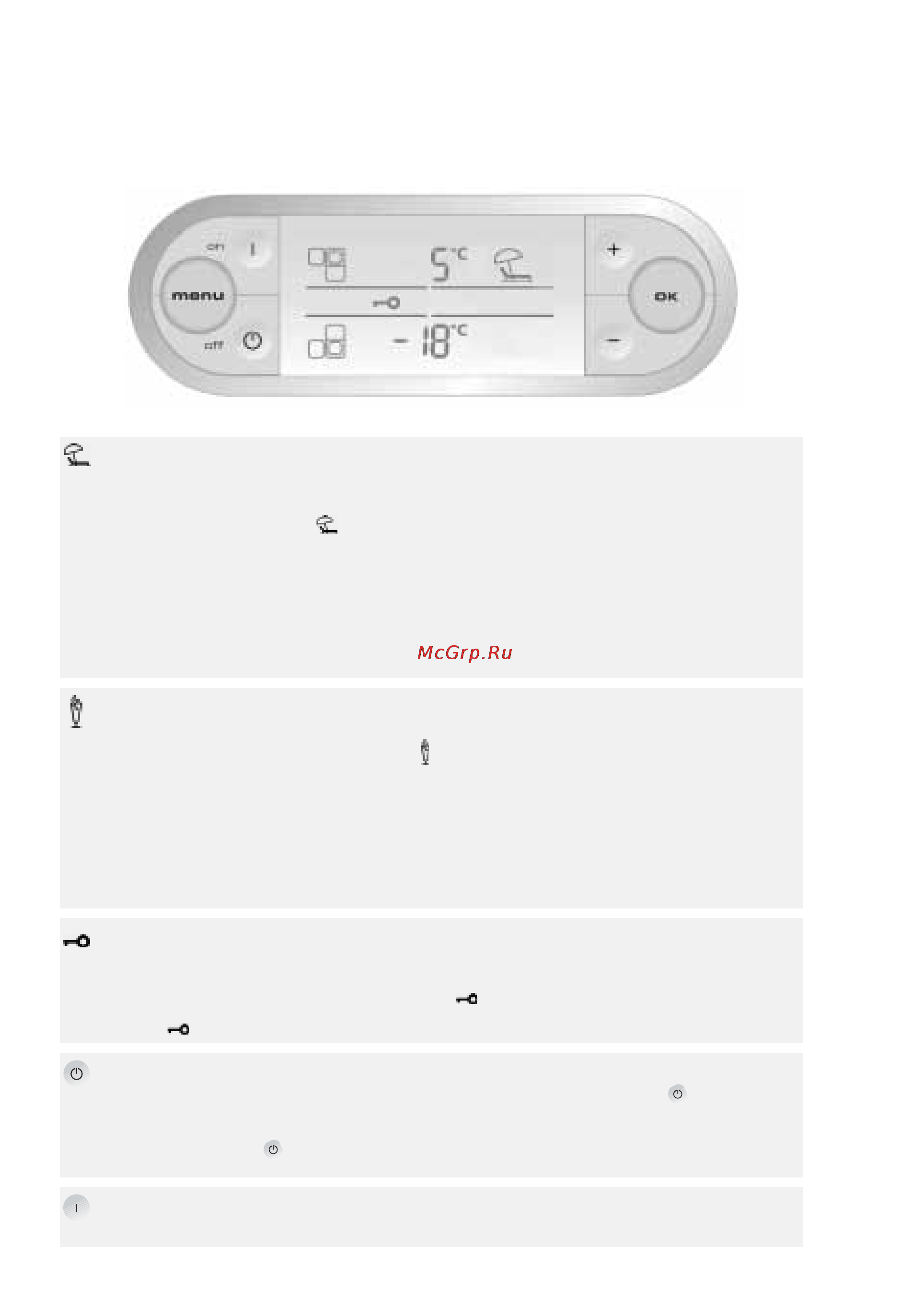 Whirlpool ARC 8140 [9/20] Инструкции по выбору функции