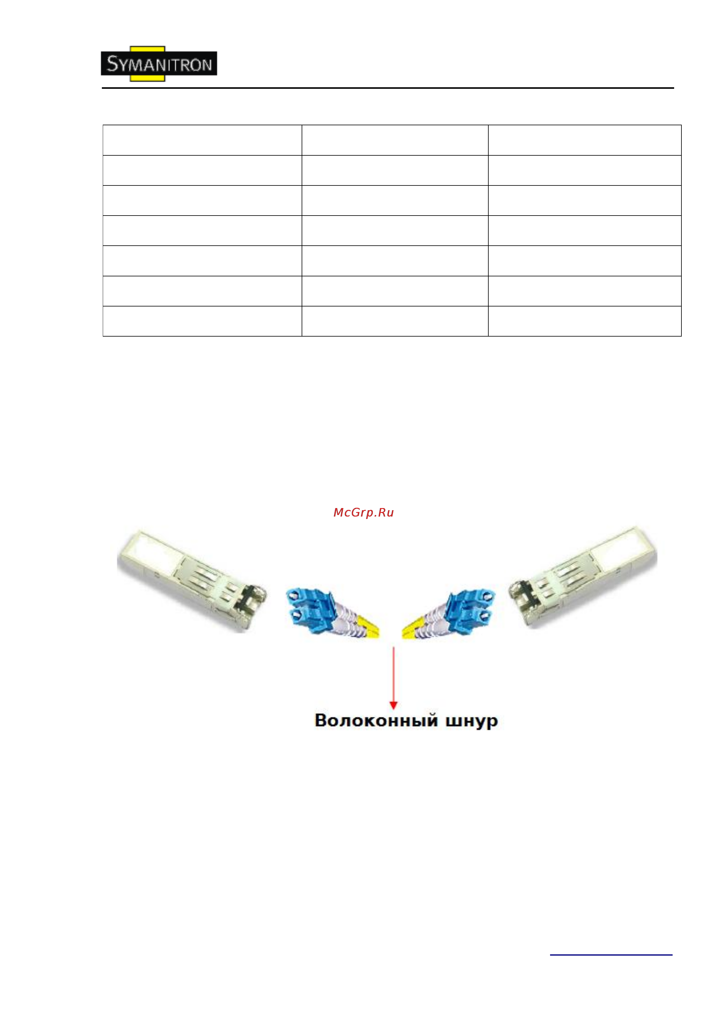 Symanitron SWMG-244GSFP (-E) [13/109] Консольный кабель
