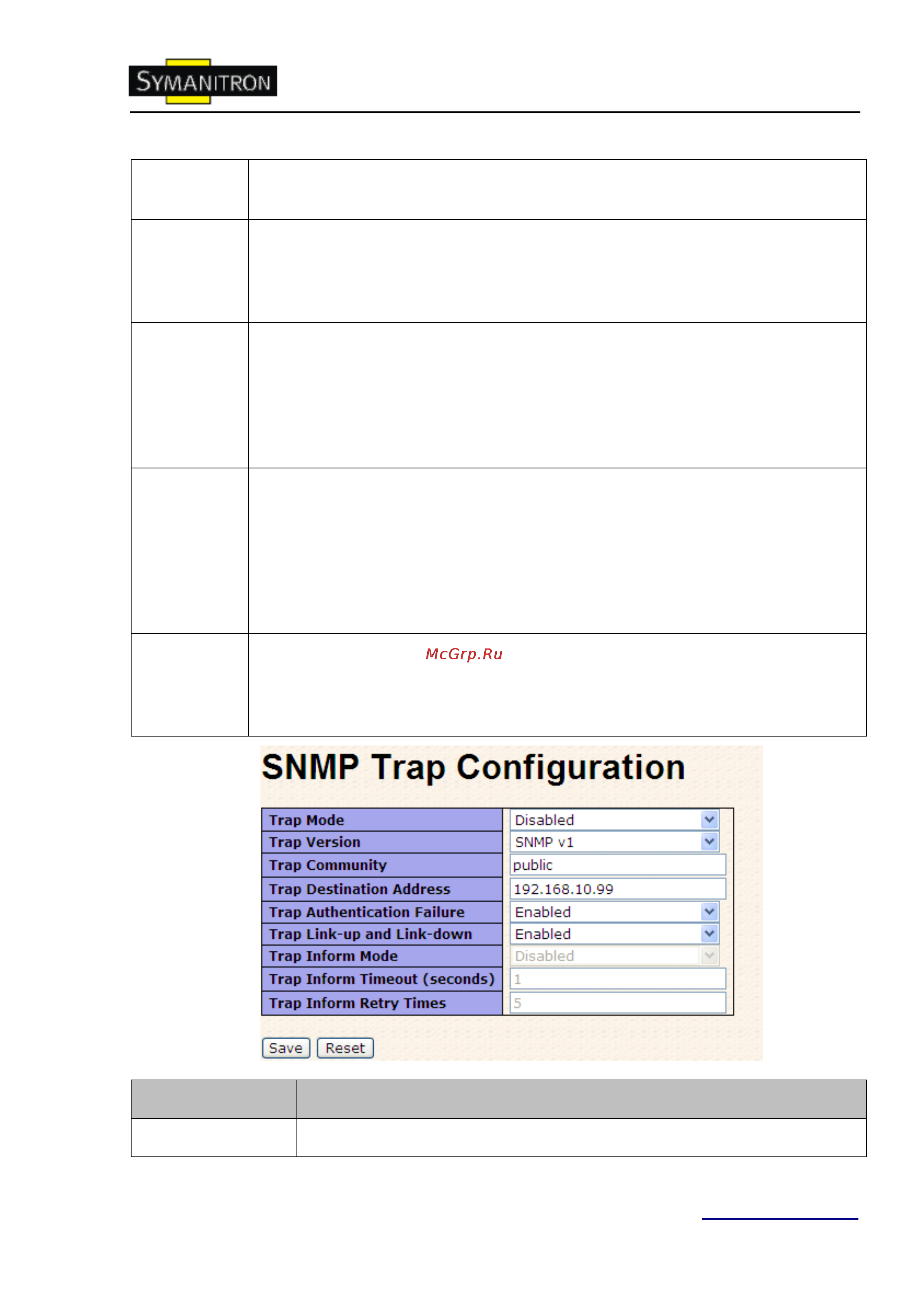 Symanitron SWMG-244GSFP (-E) Инструкция по эксплуатации онлайн [59/109] 63747