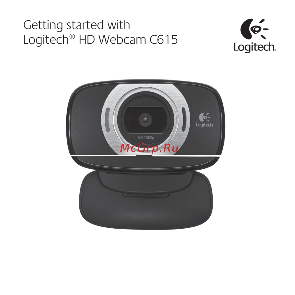 Logitech HD Webam C615 Инструкция по эксплуатации