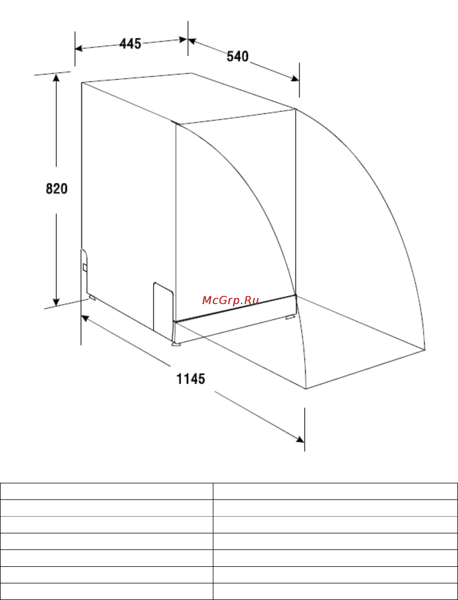 Teka DW 453 FI [30/33] Техническая информация