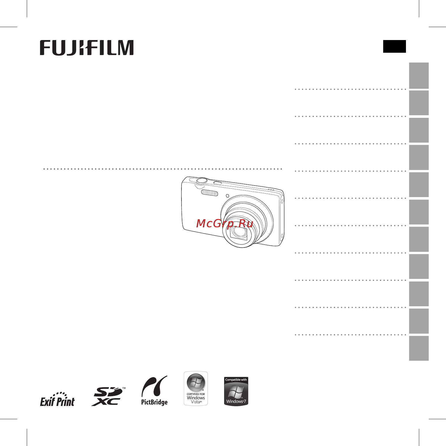 Fujifilm FinePix JZ200 Black Инструкция по эксплуатации онлайн