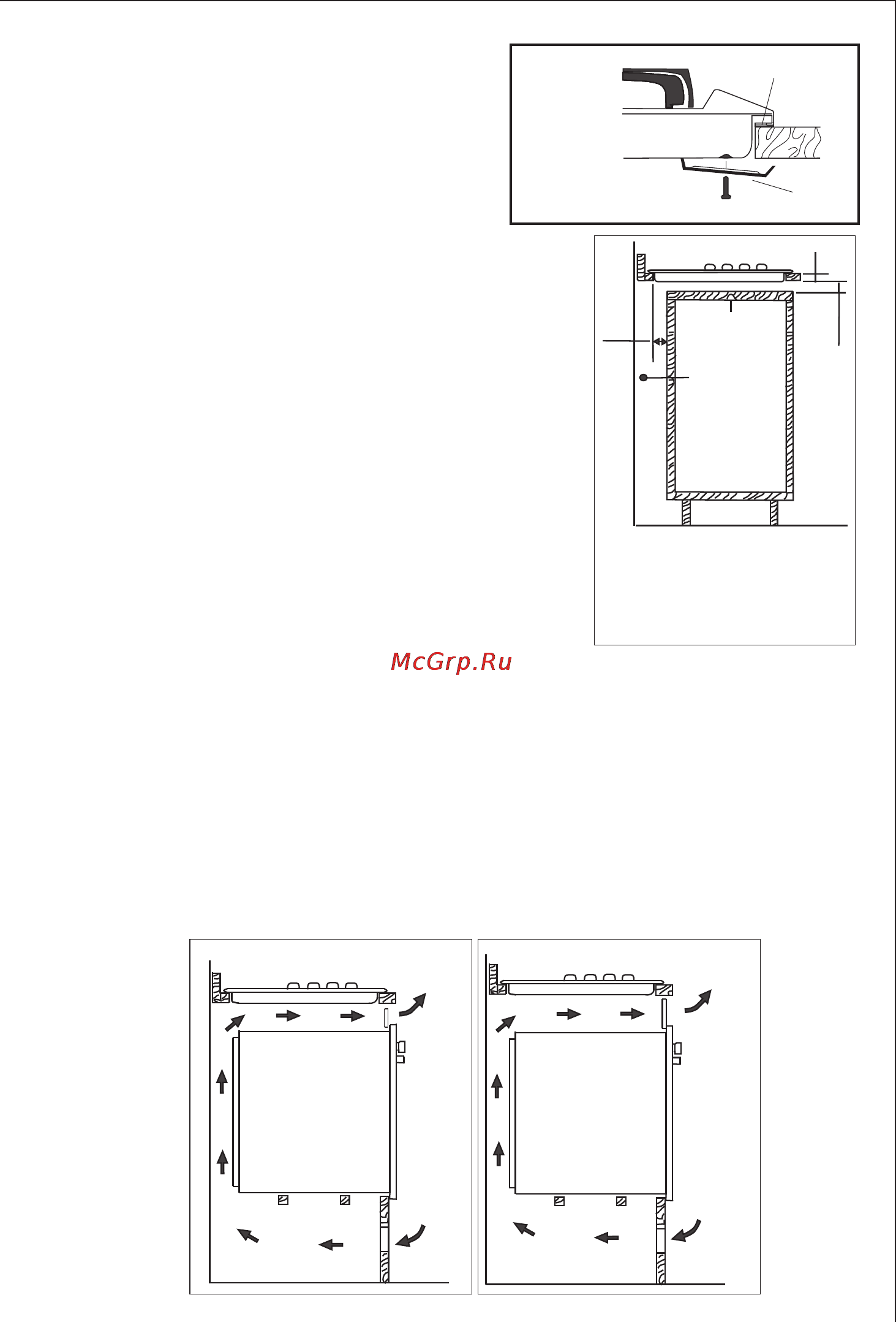 Kuppersberg TGM 60B [15/30] Installation options