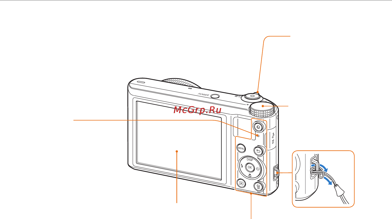 Samsung WB151 White [18/158] Внешний вид камеры