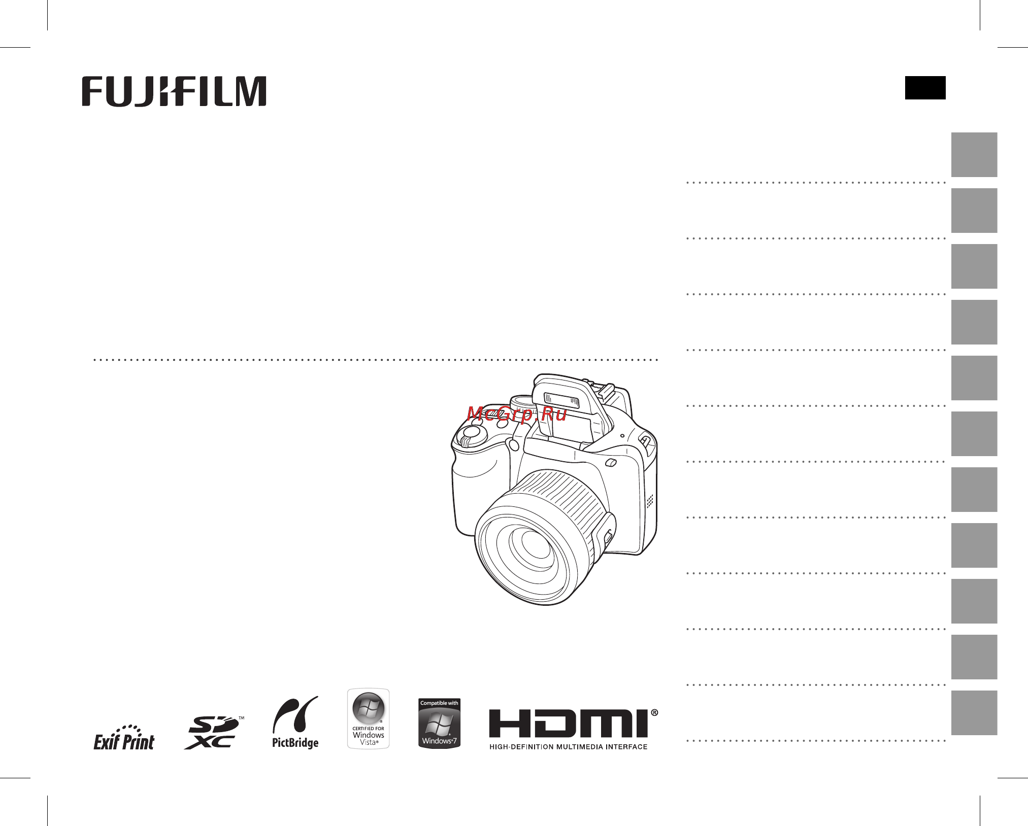 Fujifilm FinePix SL300 Инструкция по эксплуатации онлайн