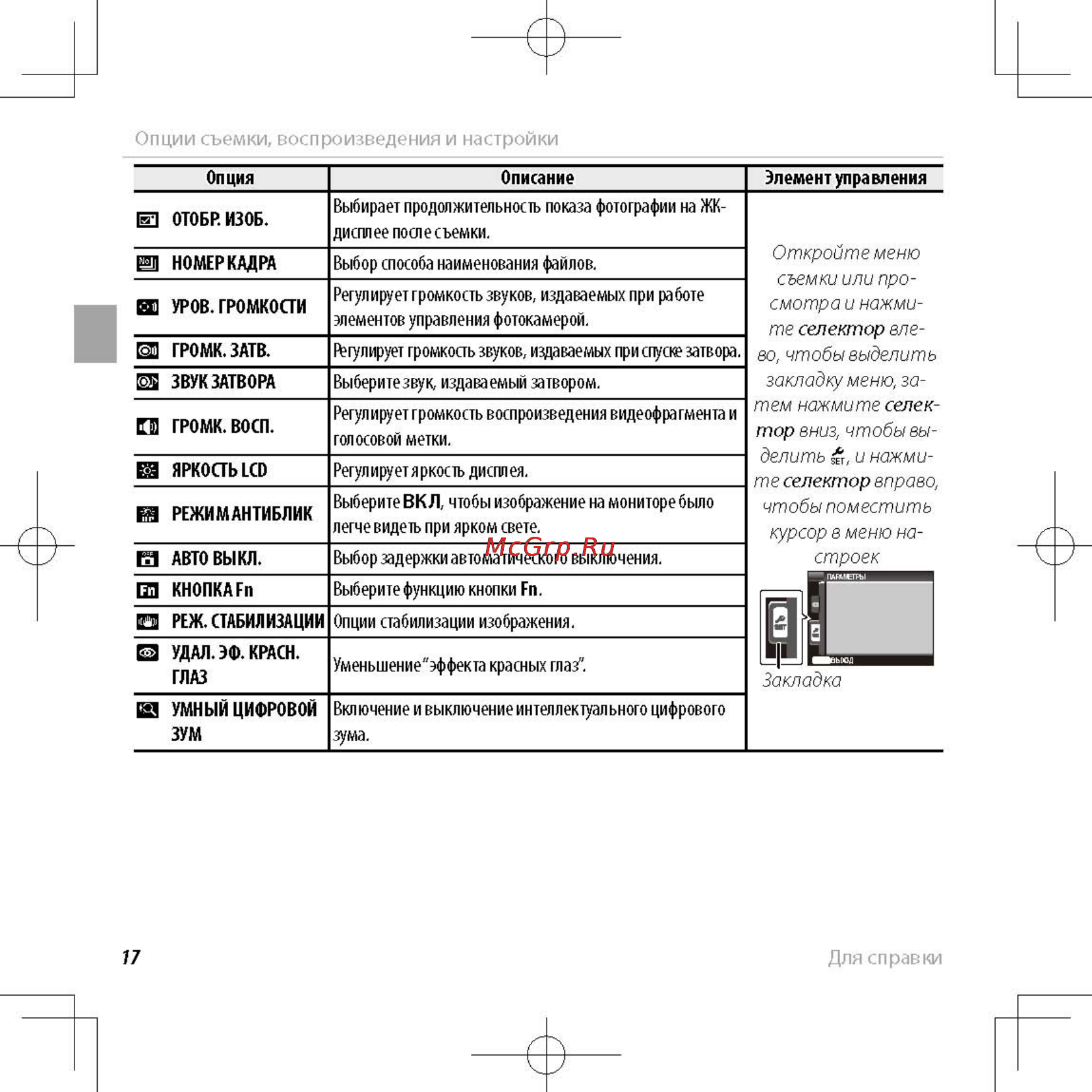 Fujifilm FinePix F770 White [26/36] Для справки