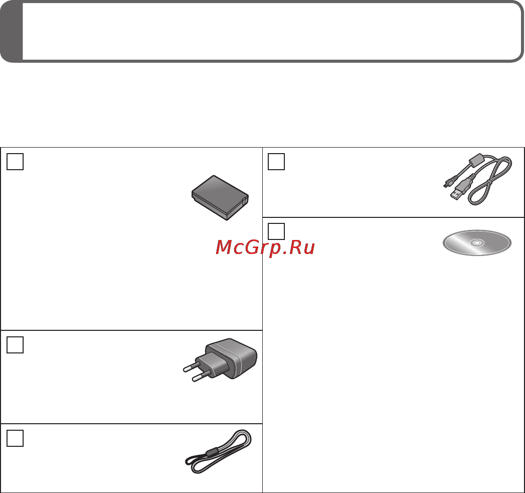 Panasonic DMC-TZ300EE-K-KIT [7/28] Стандартные принадлежности