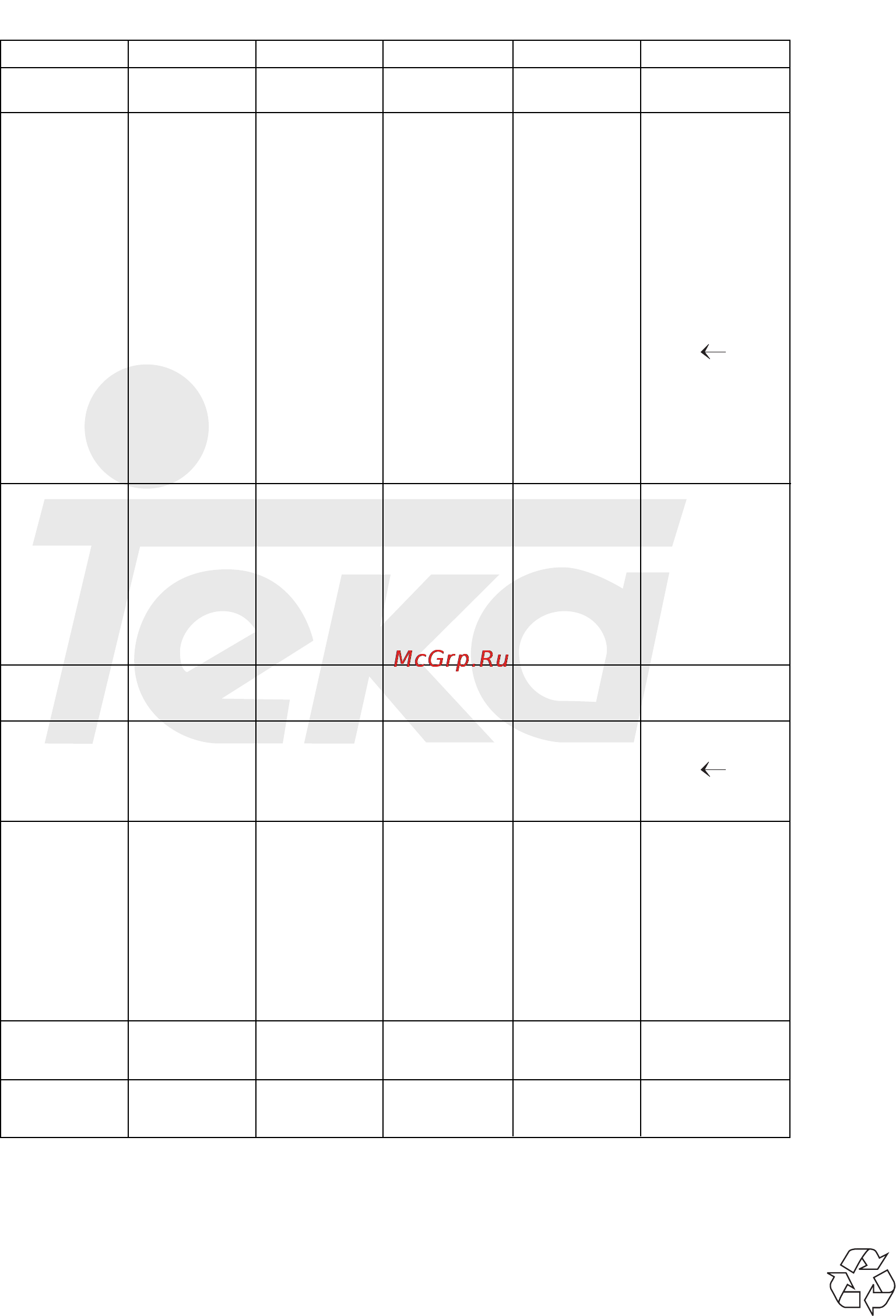 Teka HE 625 Инструкция по эксплуатации онлайн [6/7] 64252