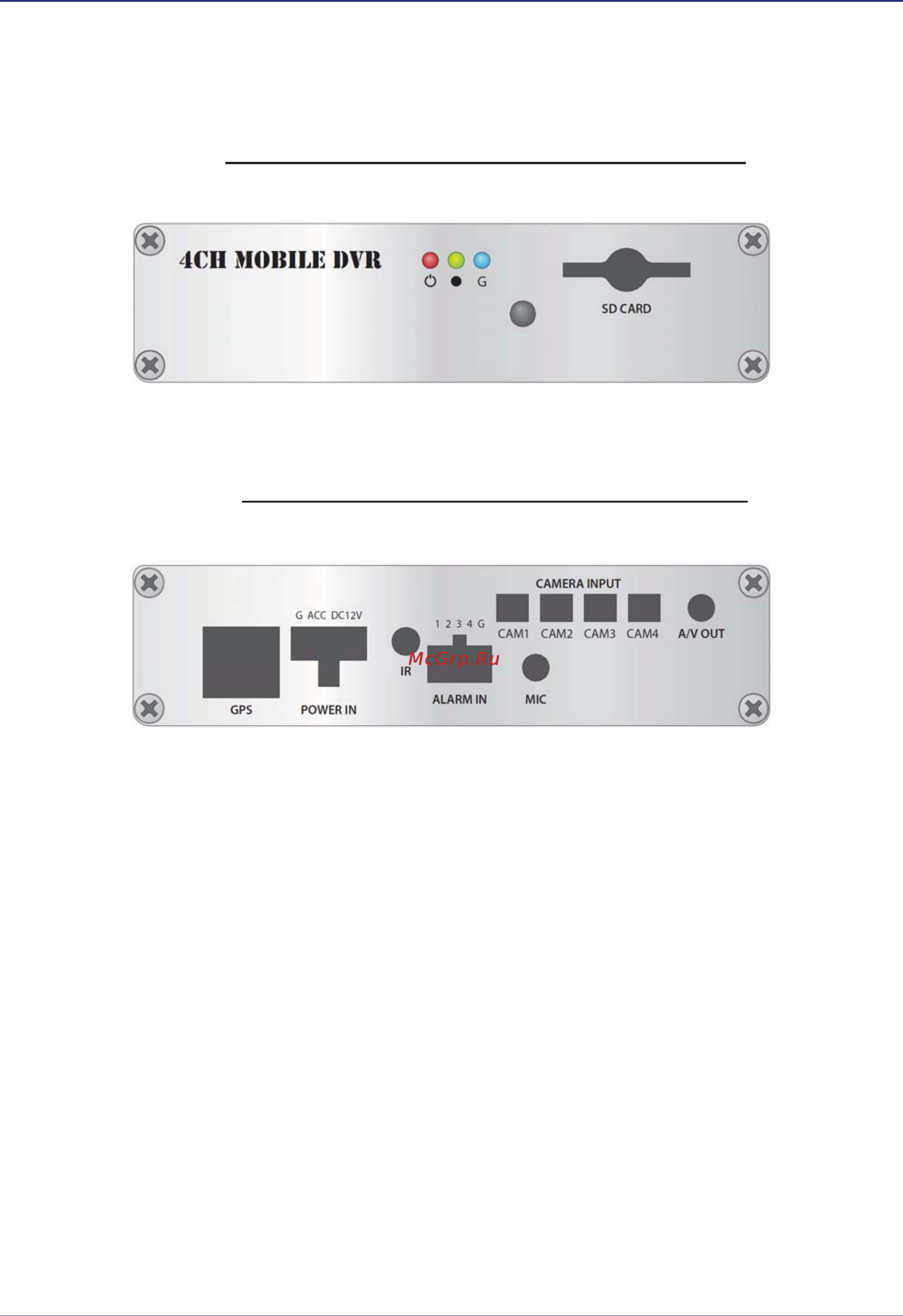 Intro SDR-G40 [4/23] C внешние подключения