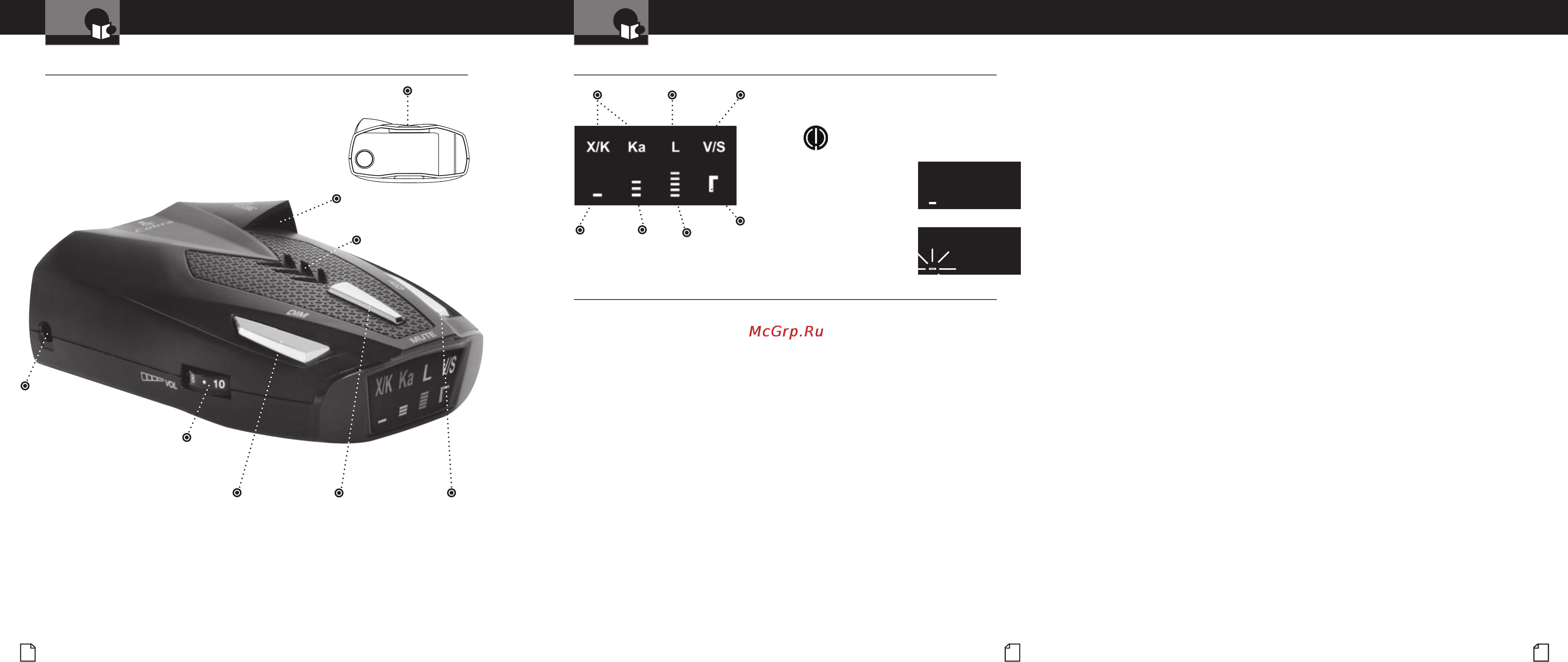 Cobra RU 730 [2/12] Функции изделия