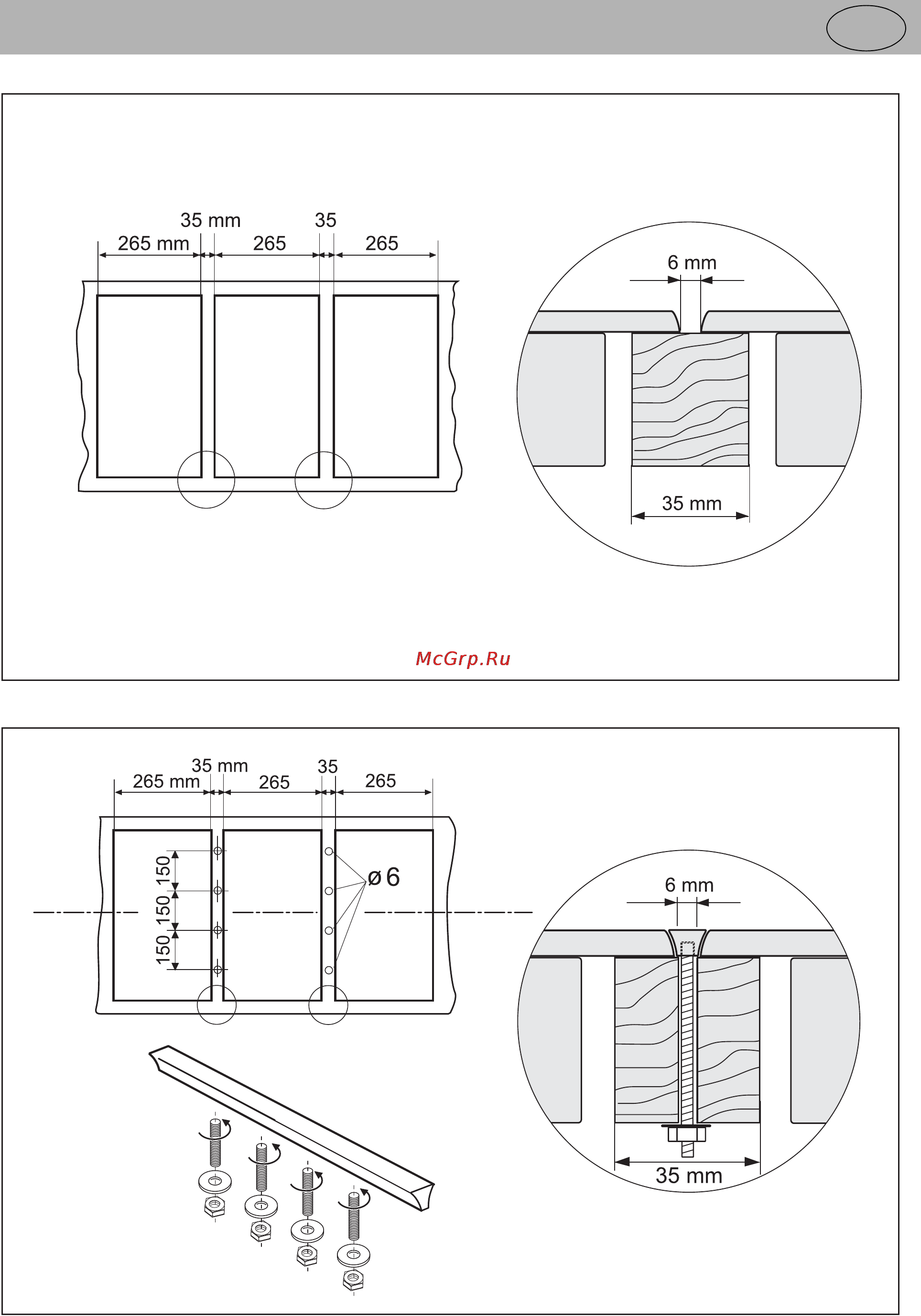 Teka VT TC 2P.1 [15/16] Instructions for assembly