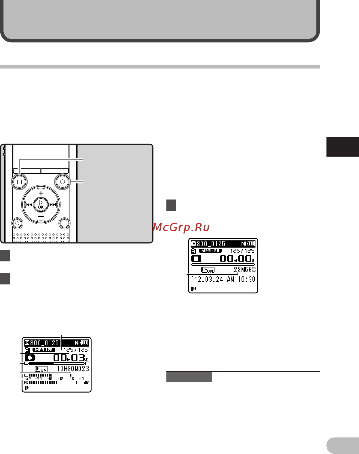 Olympus WS-813 8Gb [29/95] Запись
