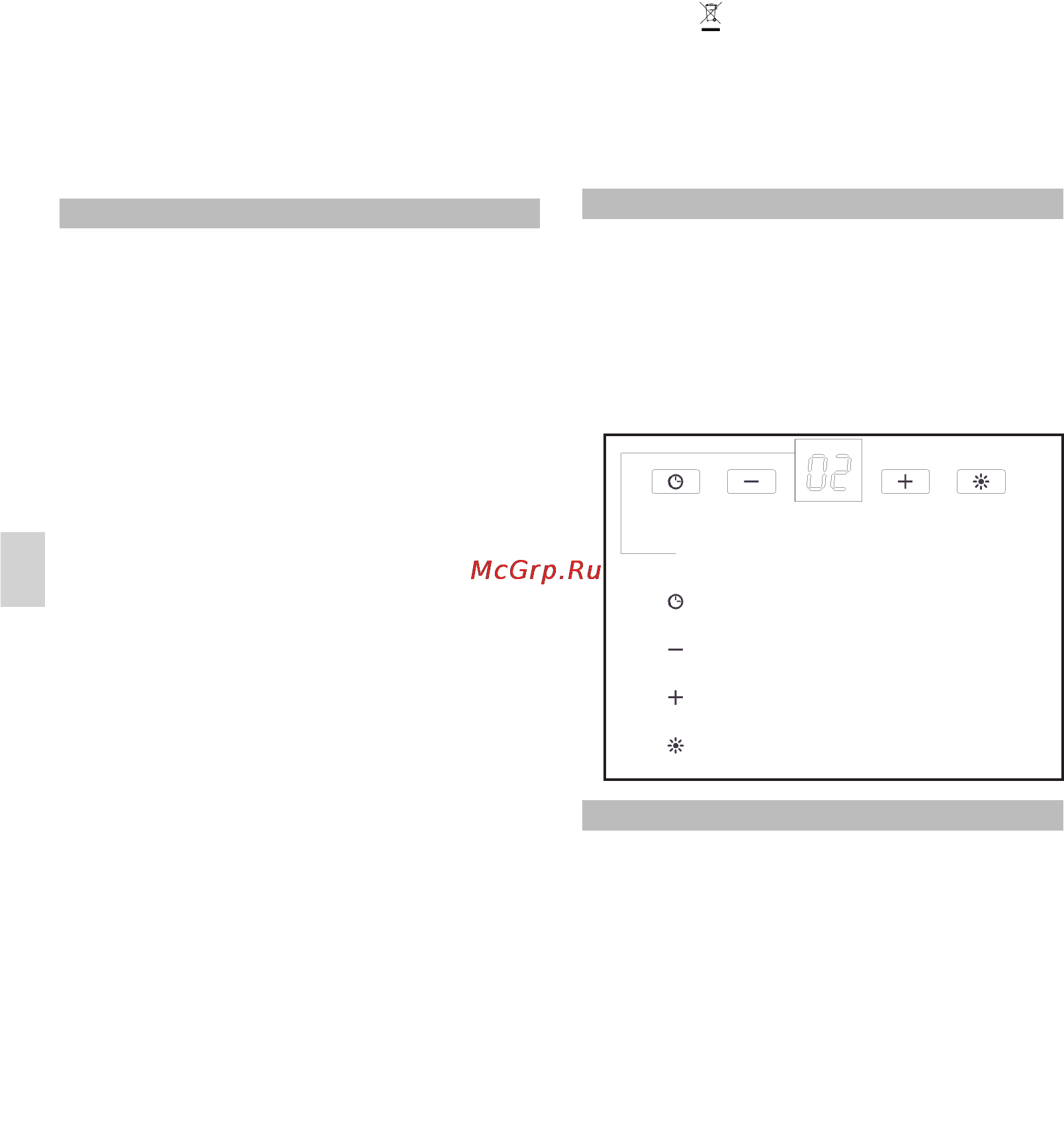 Teka NC2 60 BLACK [8/36] Instructions for use