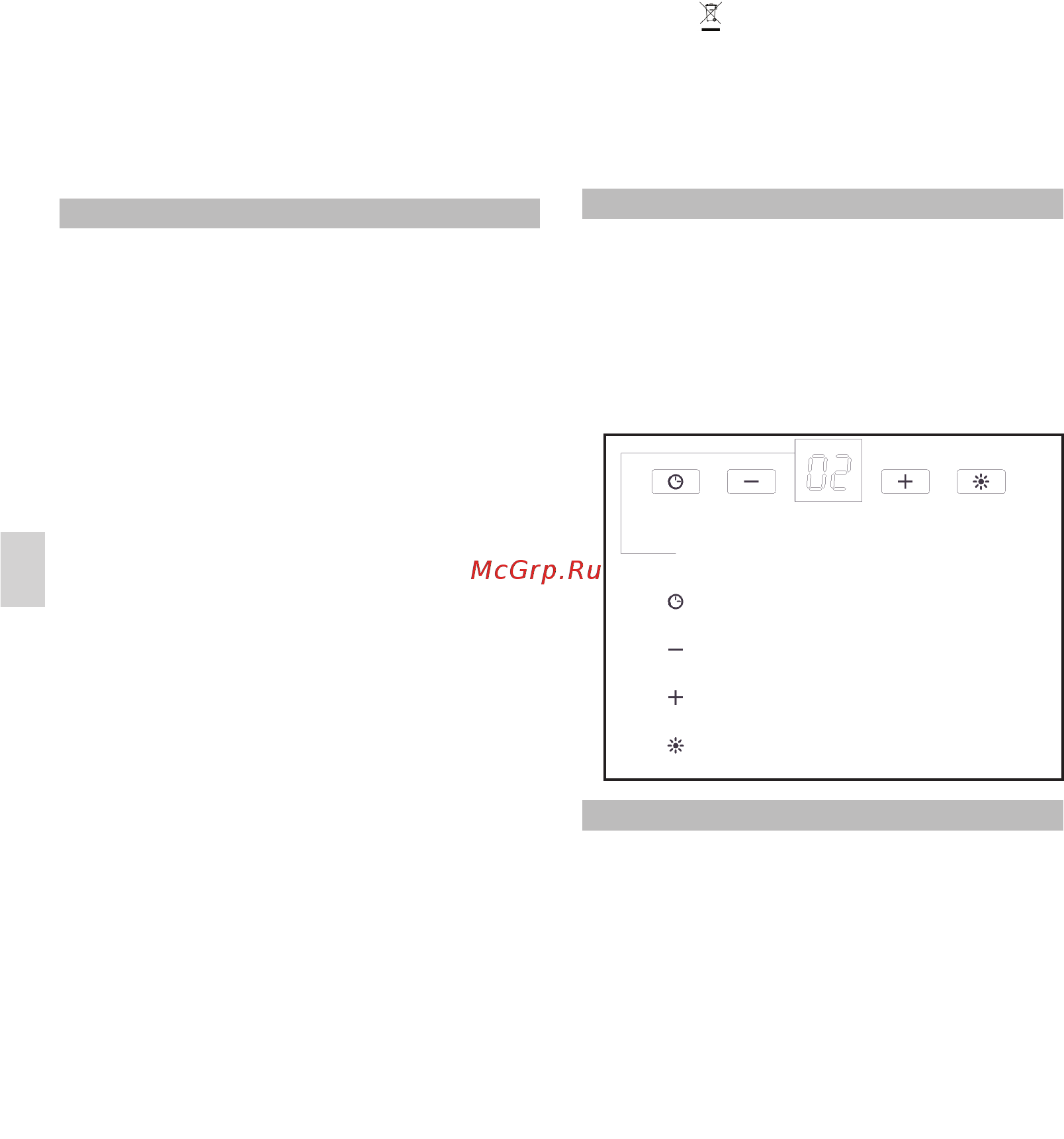 Teka DH2 90/60 [8/36] Instructions for use