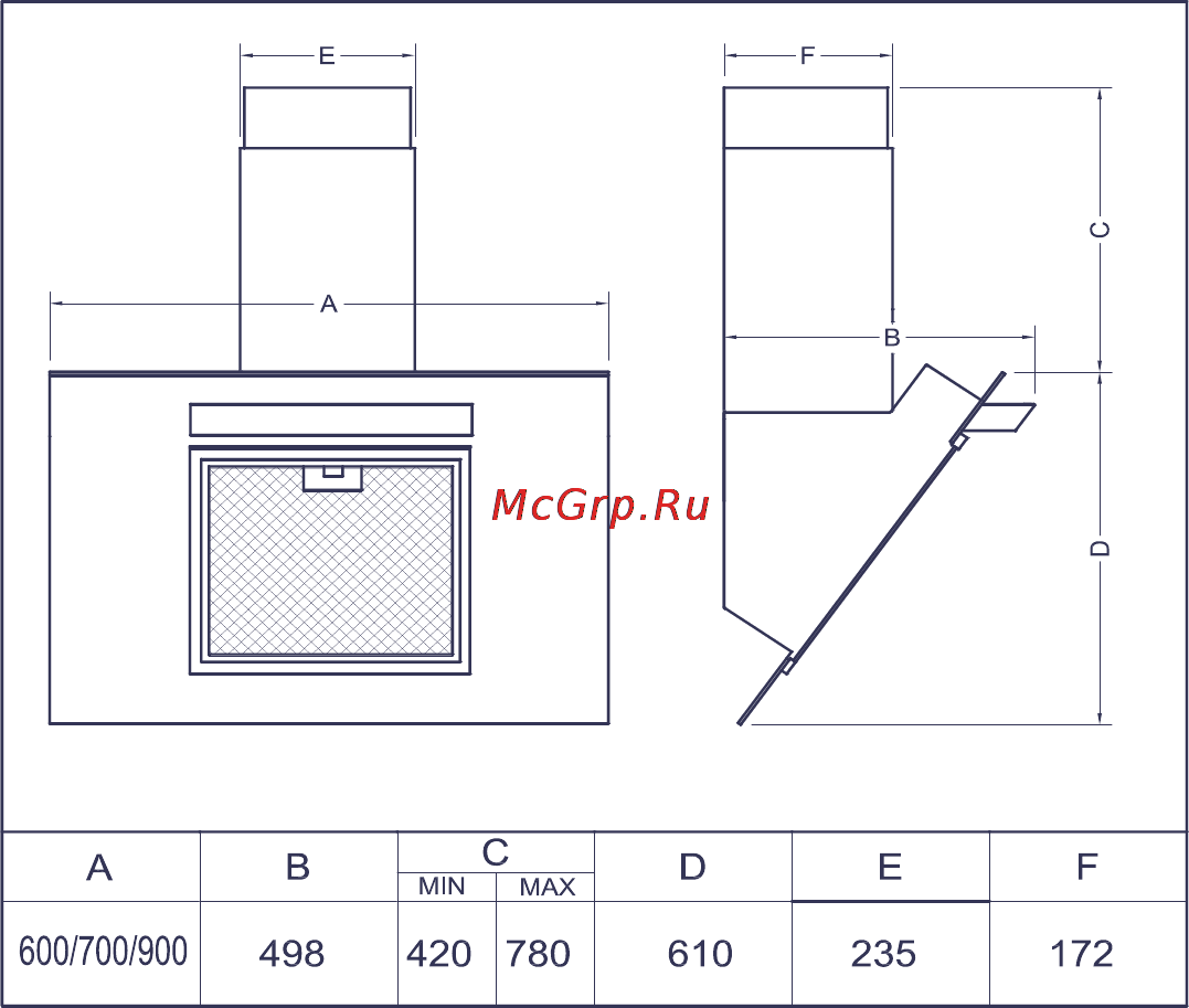 Teka DVE 90/60 BLACK Инструкция по эксплуатации онлайн [3/5] 64480
