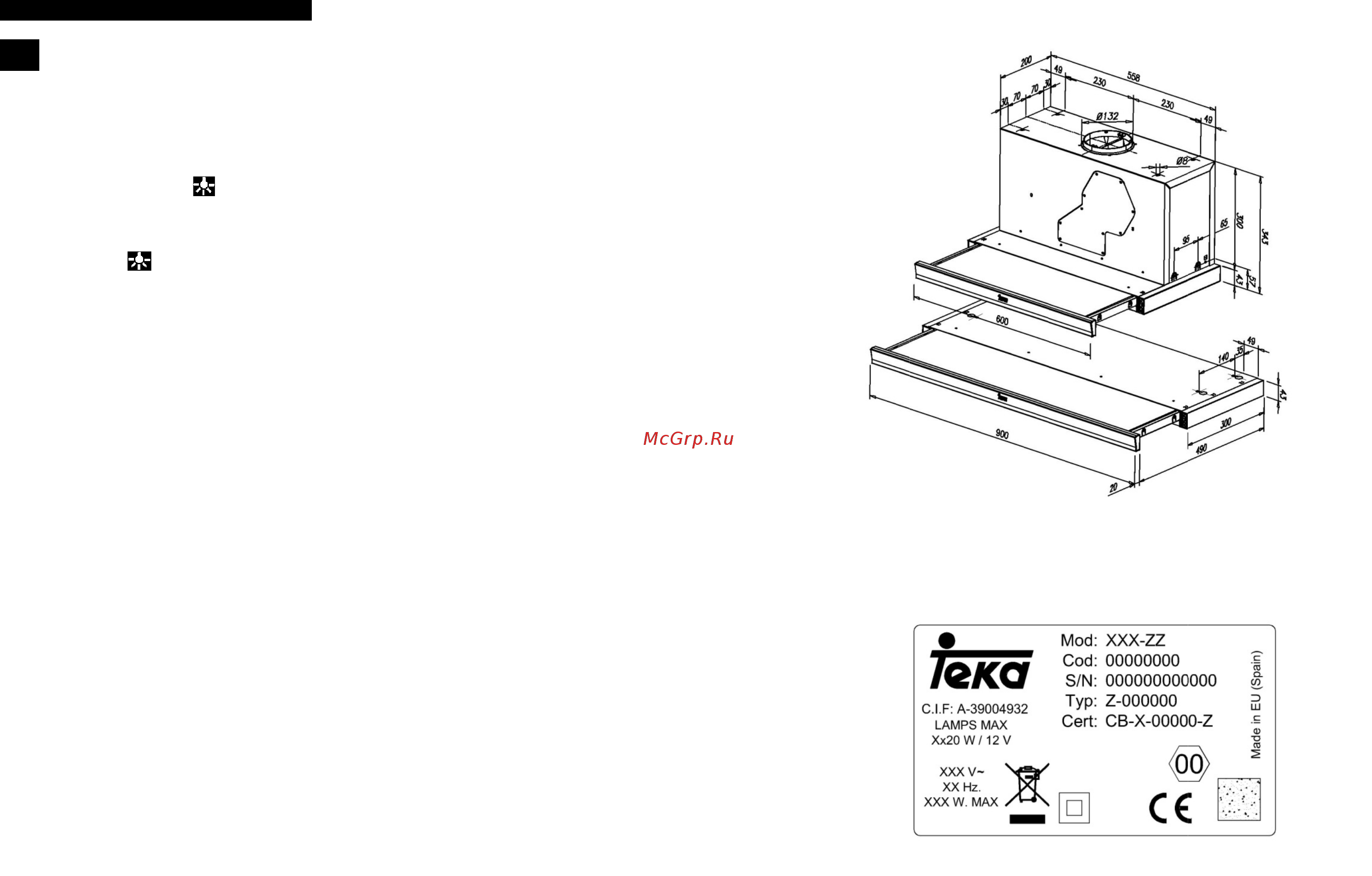 Teka CNL1-9000 STAINLESS HP [4/38] Spañol